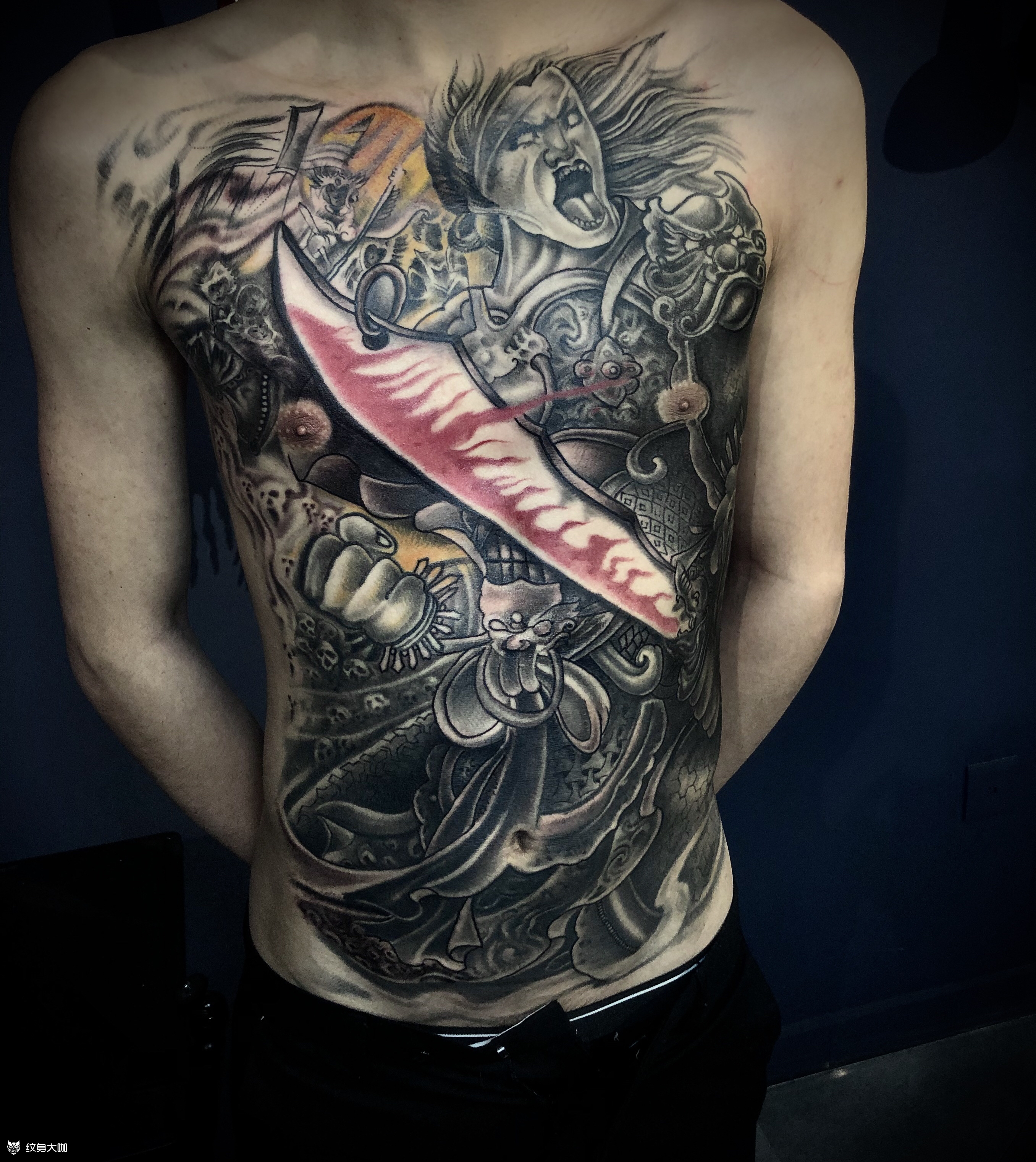 修改白起_纹身图案手稿图片_杨铭的纹身作品集