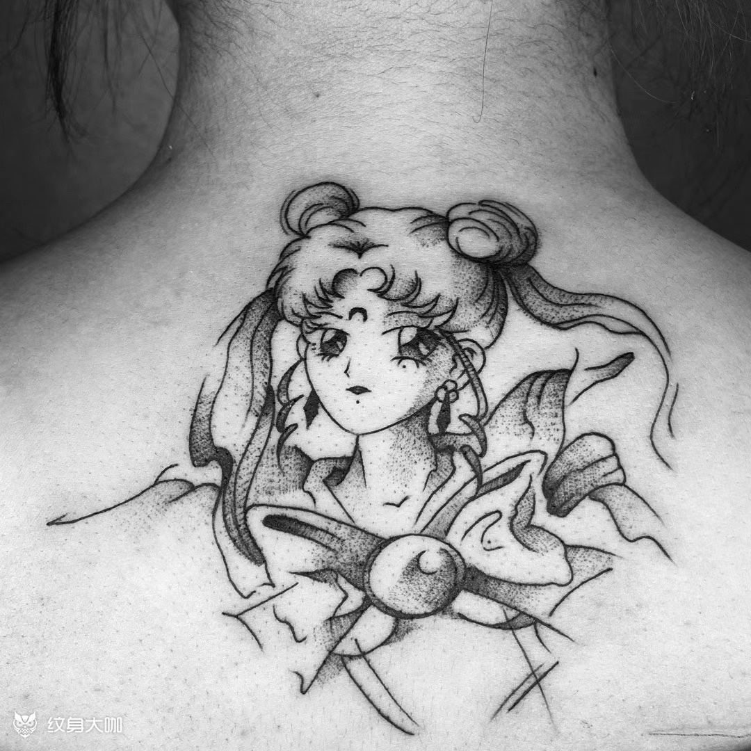 水冰月_纹身图案手稿图片_shiemo的纹身作品集