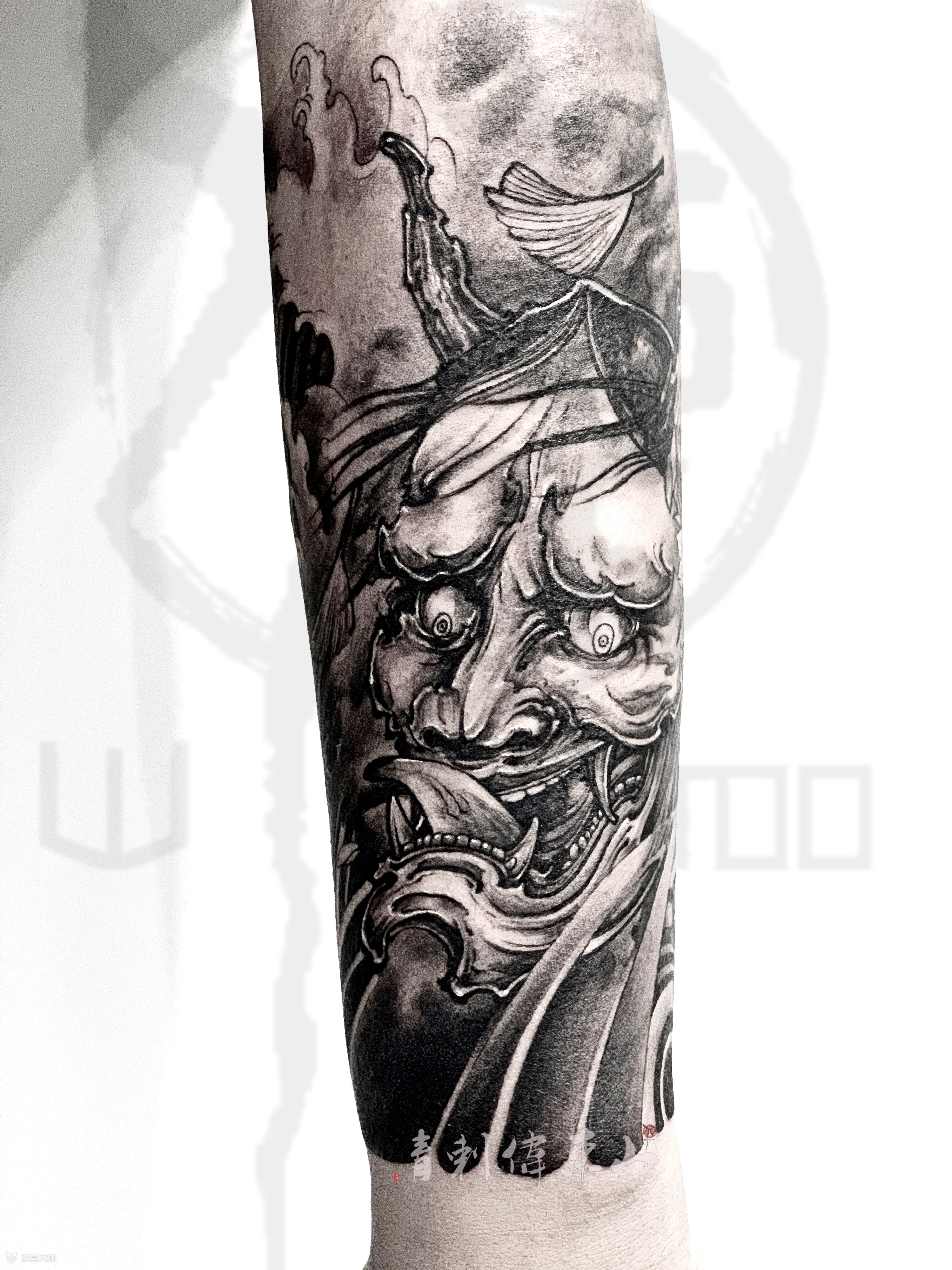般若_纹身图案手稿图片_刘伟的纹身作品集