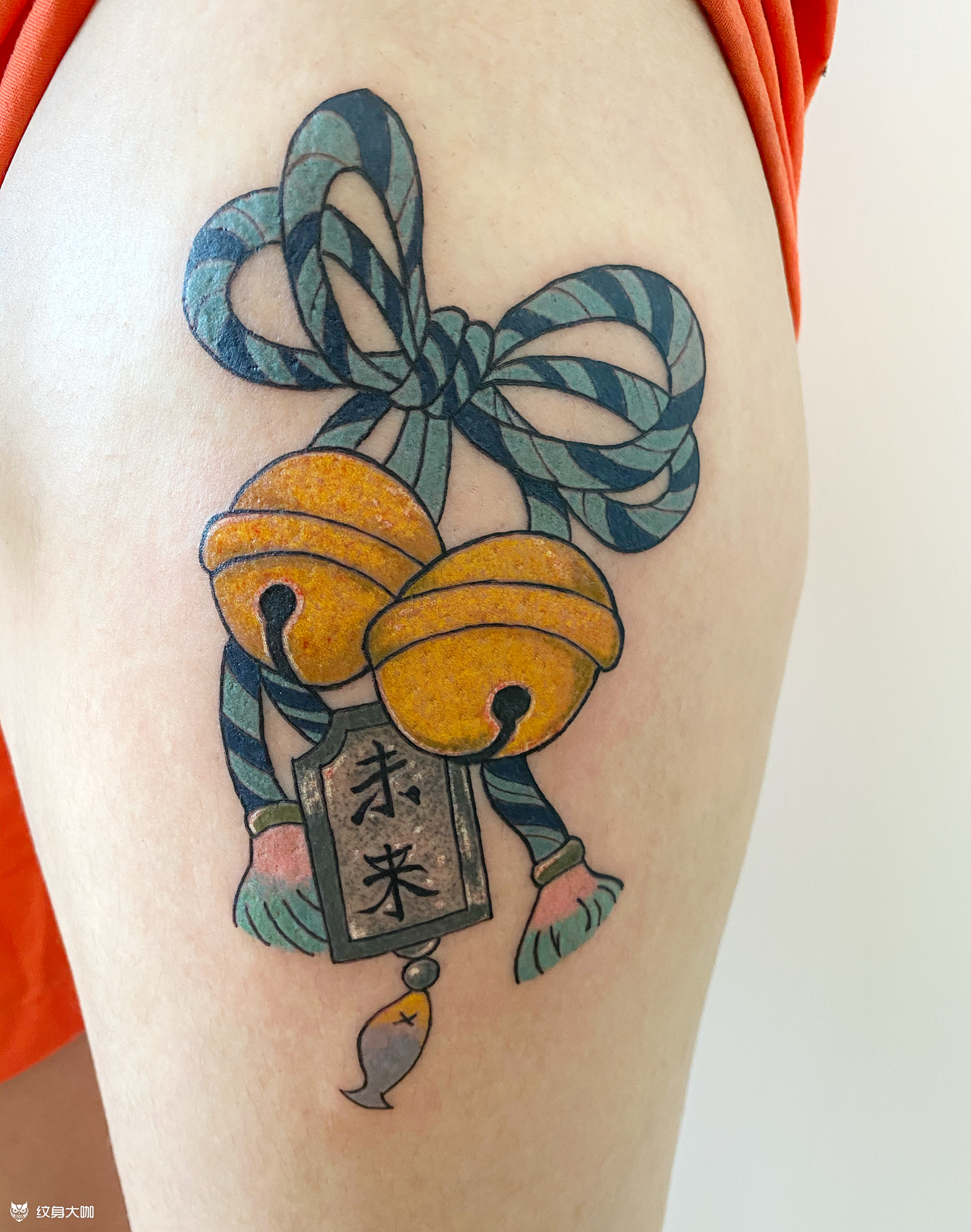 铃铛_纹身图案手稿图片_映晗的纹身作品集