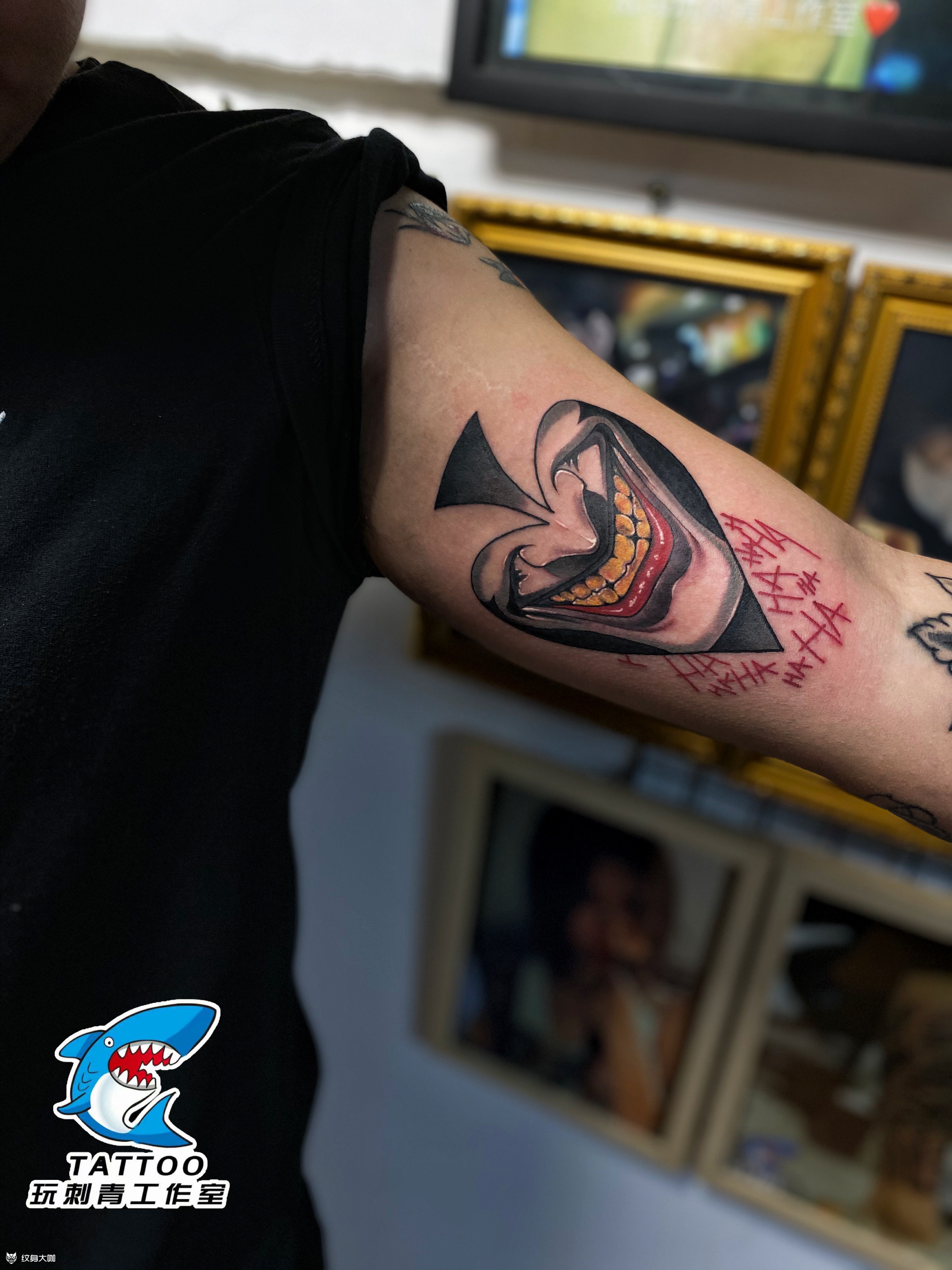 黑桃a_纹身图案手稿图片_丛鹏柠的纹身作品集