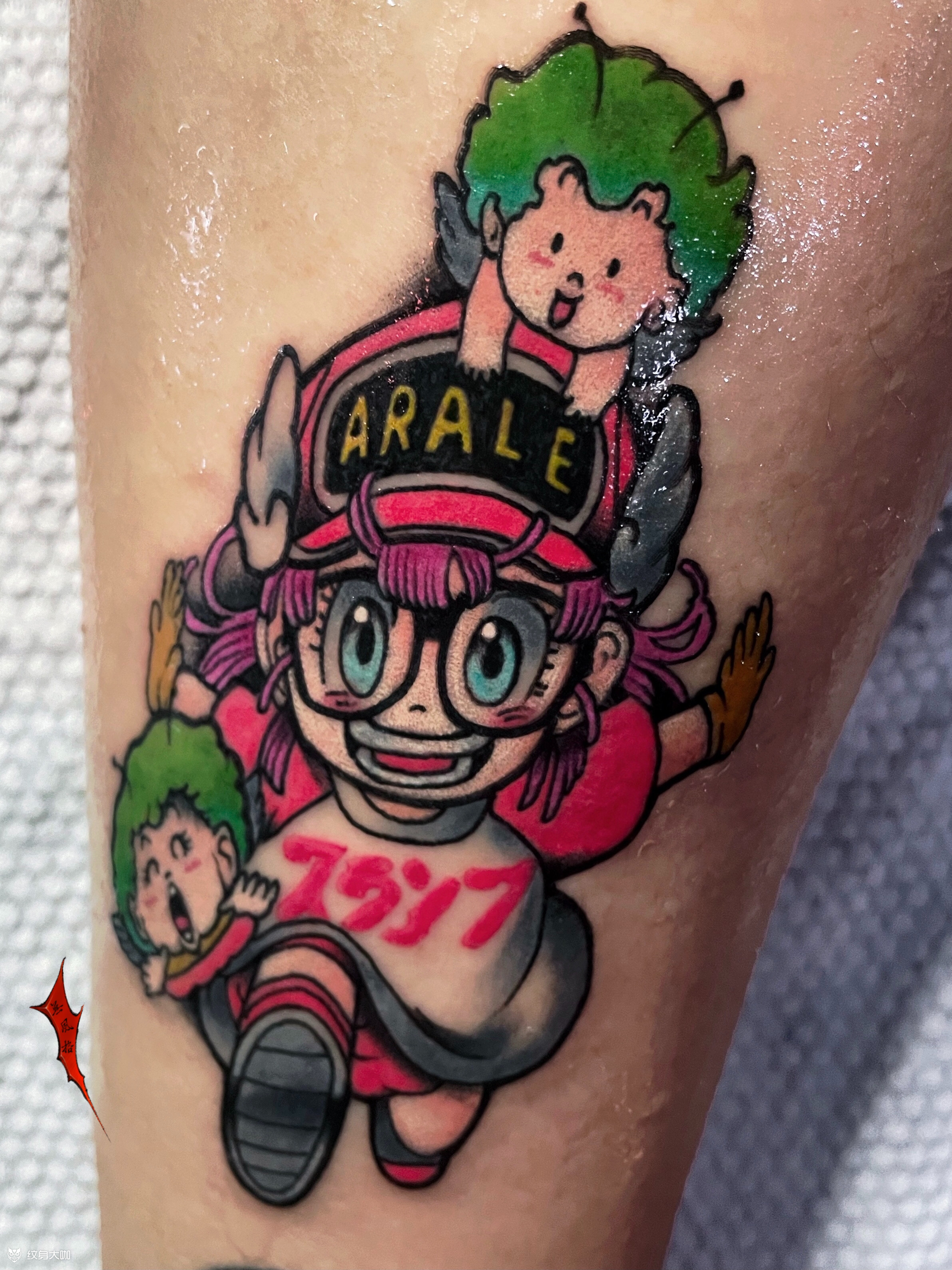 阿拉蕾_纹身图案手稿图片_王湖冰的纹身作品集