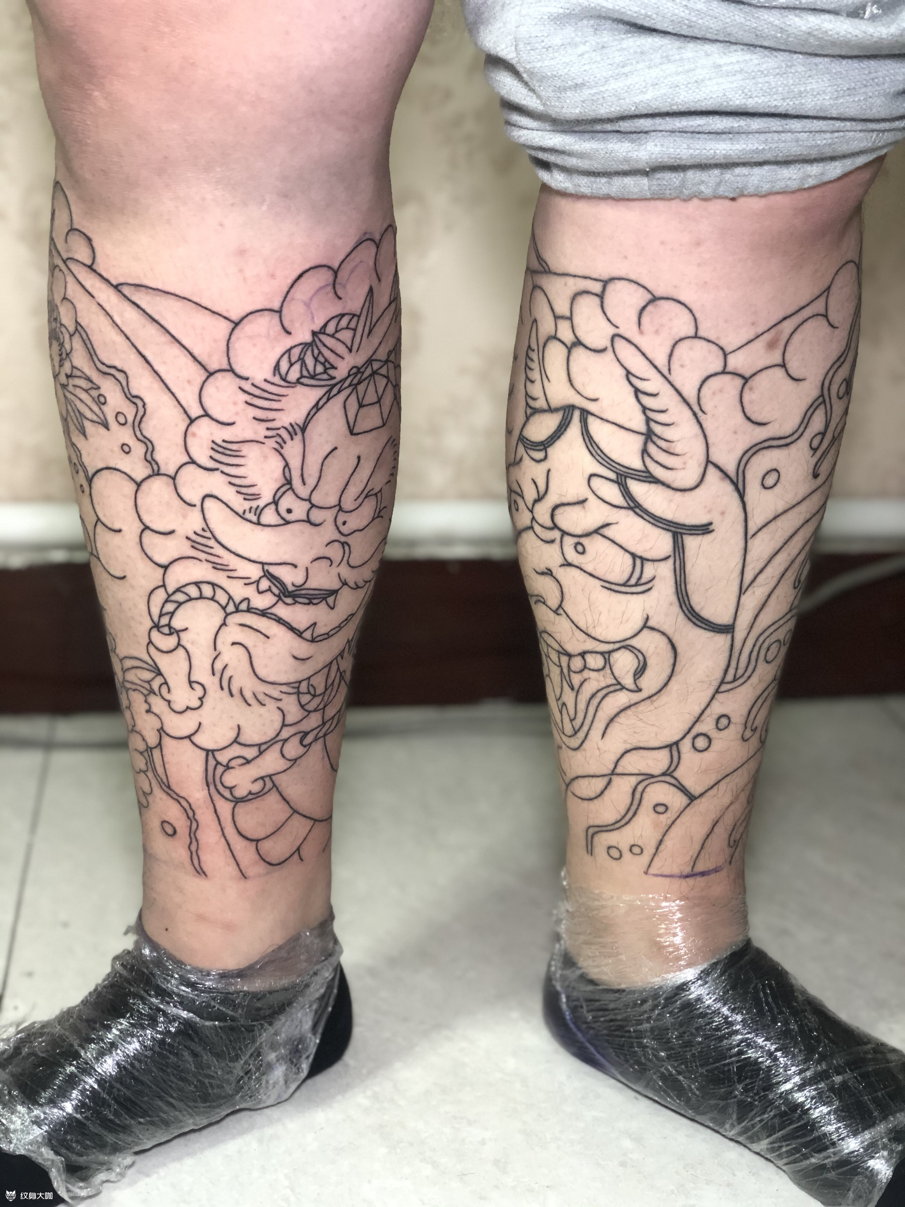 大天狗_纹身图案手稿图片_墨界的纹身作品集