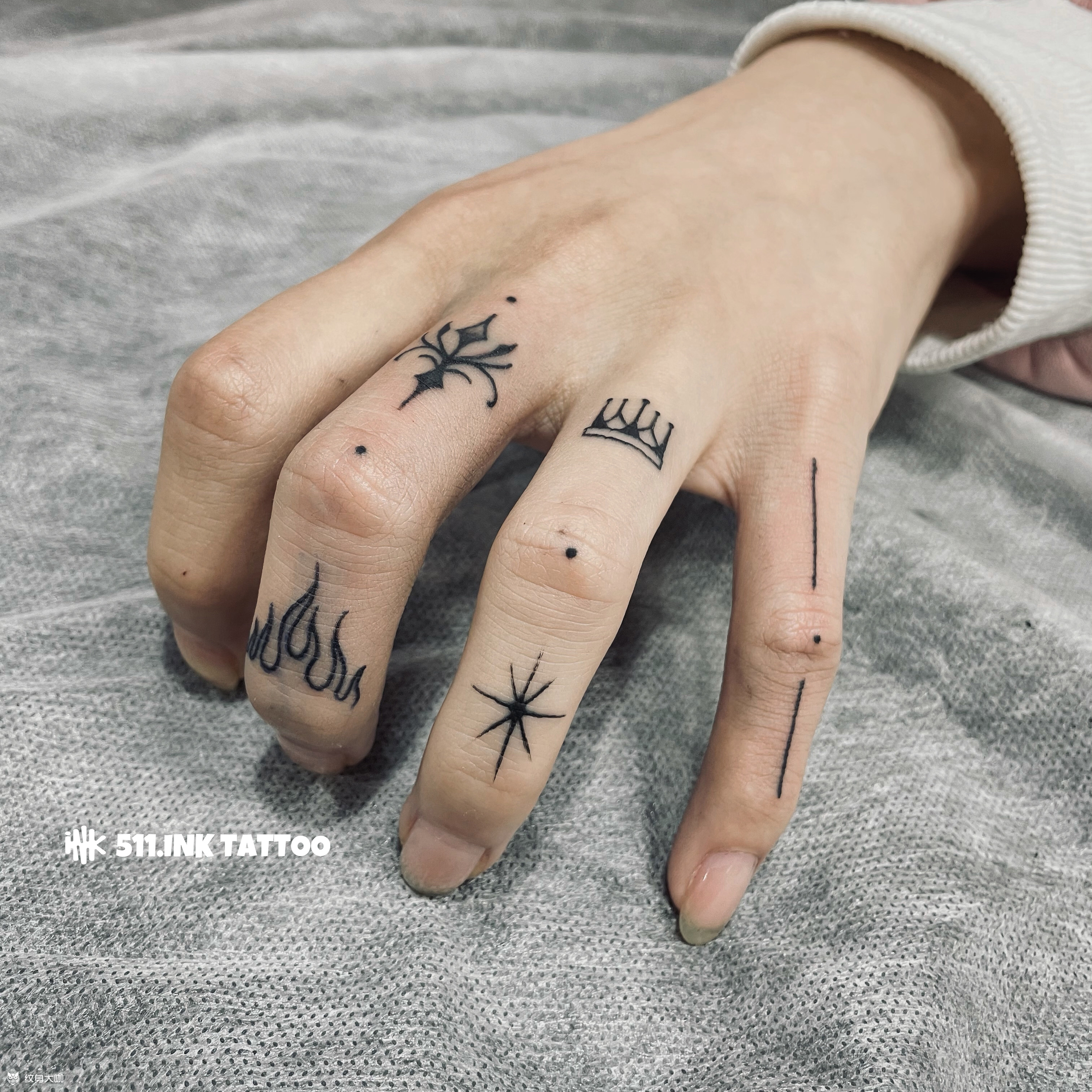 手指小图_纹身图案手稿图片_嘉兴隐客文化的纹身作品集