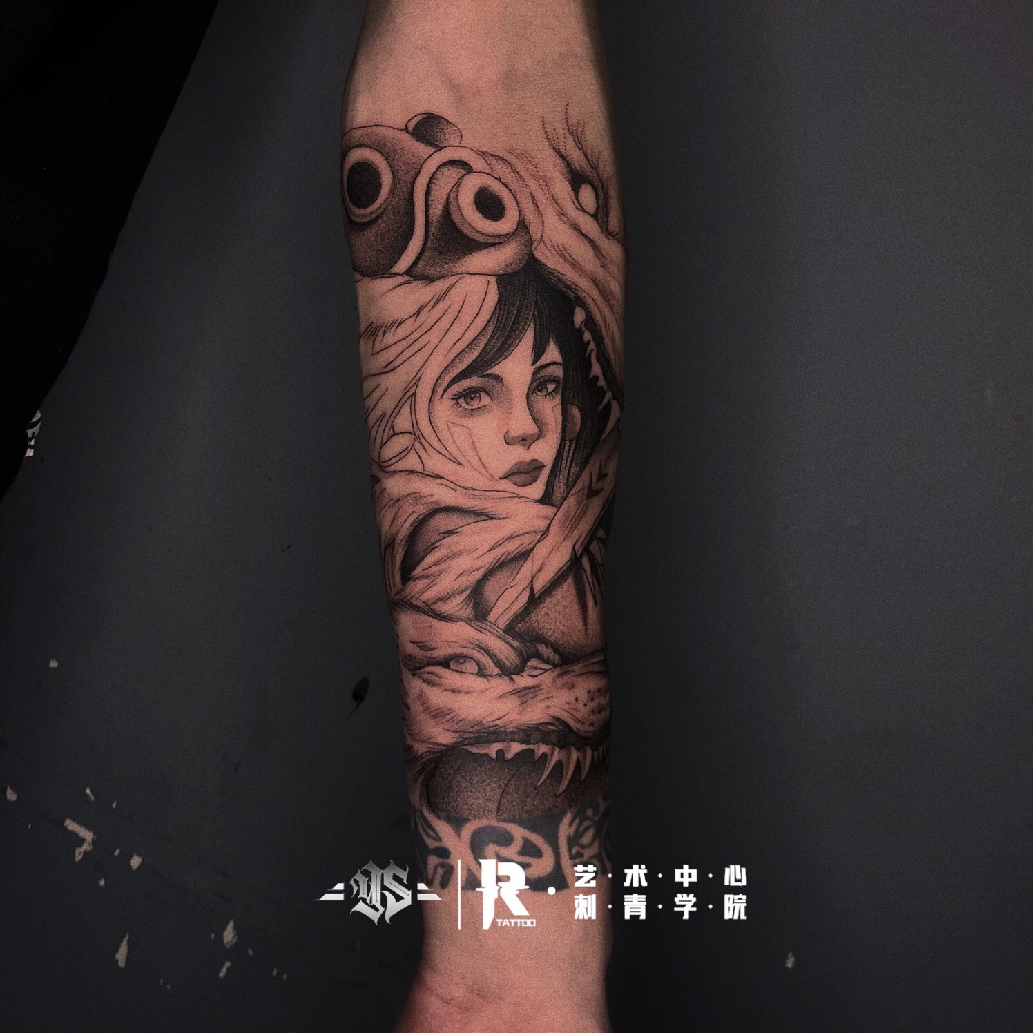 手臂_纹身图案手稿图片_耀扬的纹身作品集