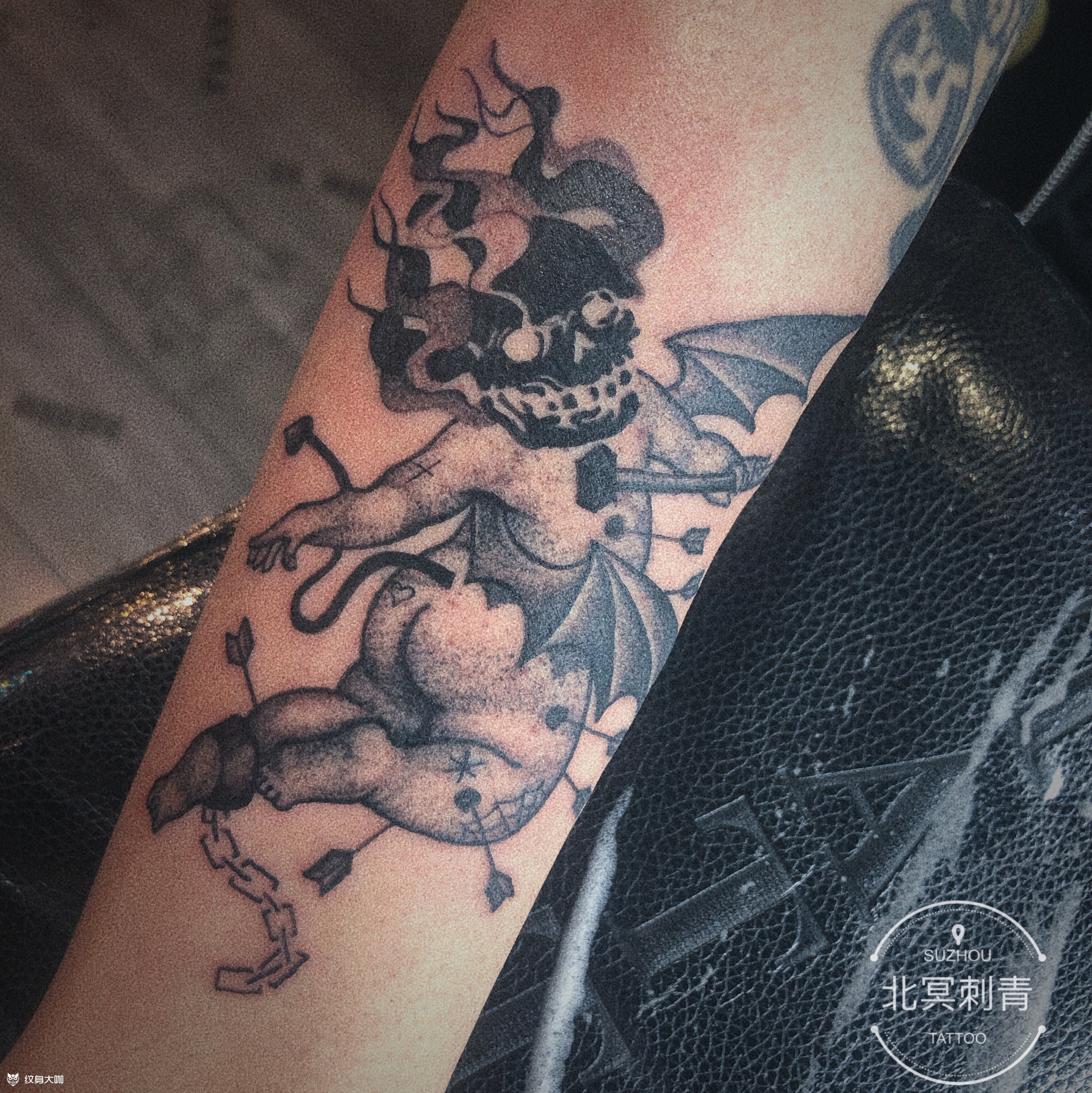 小恶魔_纹身图案手稿图片_北冥tattoo-兴的纹身作品集