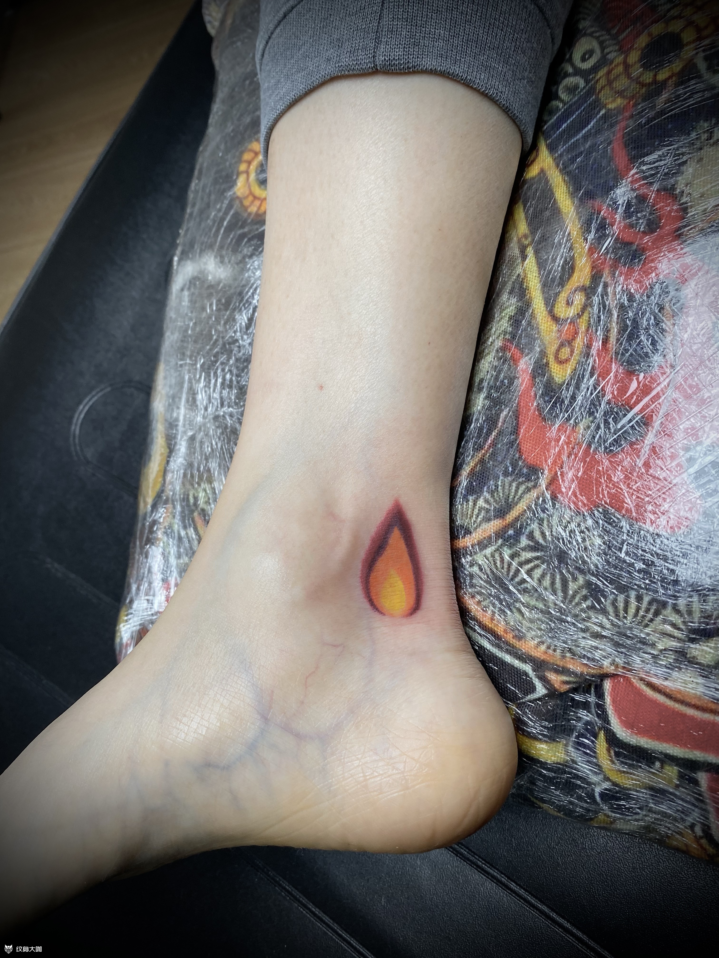 小火苗_纹身图案手稿图片_陈龙的纹身作品集