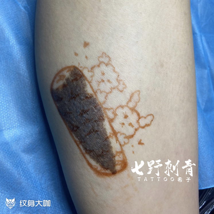 遮盖胎记_纹身图案手稿图片_希子的纹身作品集