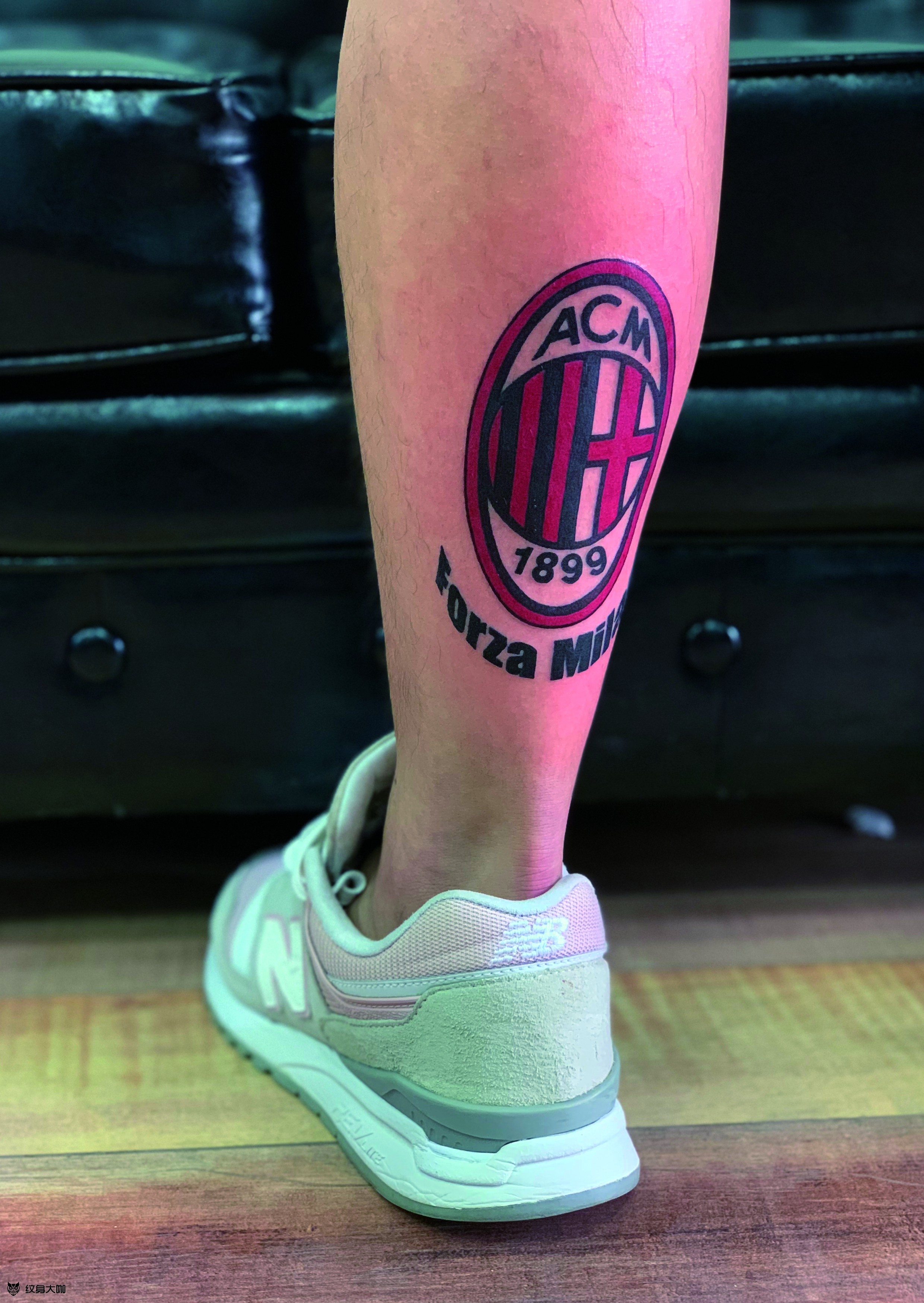 ac米兰_纹身图案手稿图片_肖海龙的纹身作品集