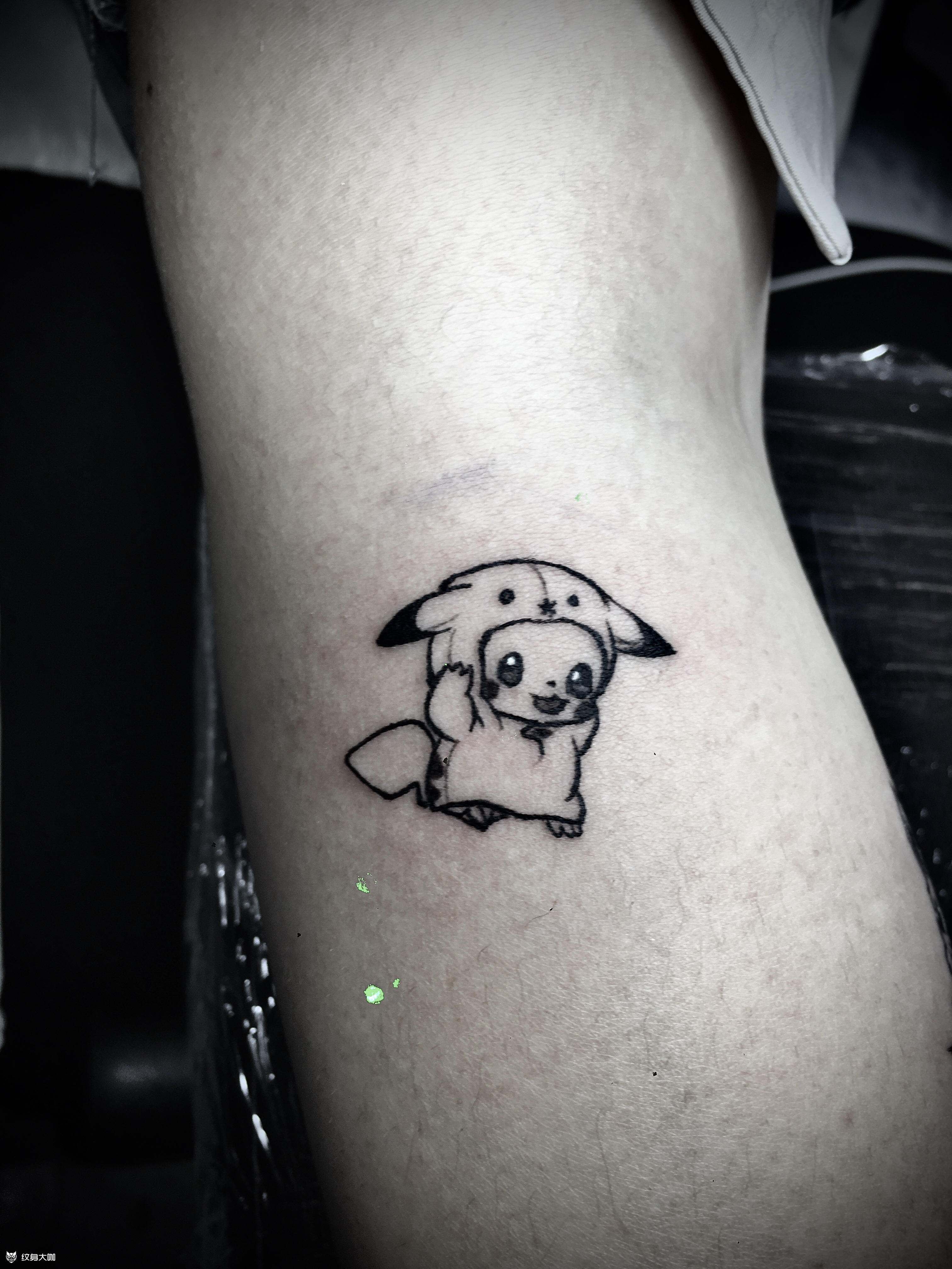 皮卡丘_纹身图案手稿图片_宁波程迷文身的纹身作品集