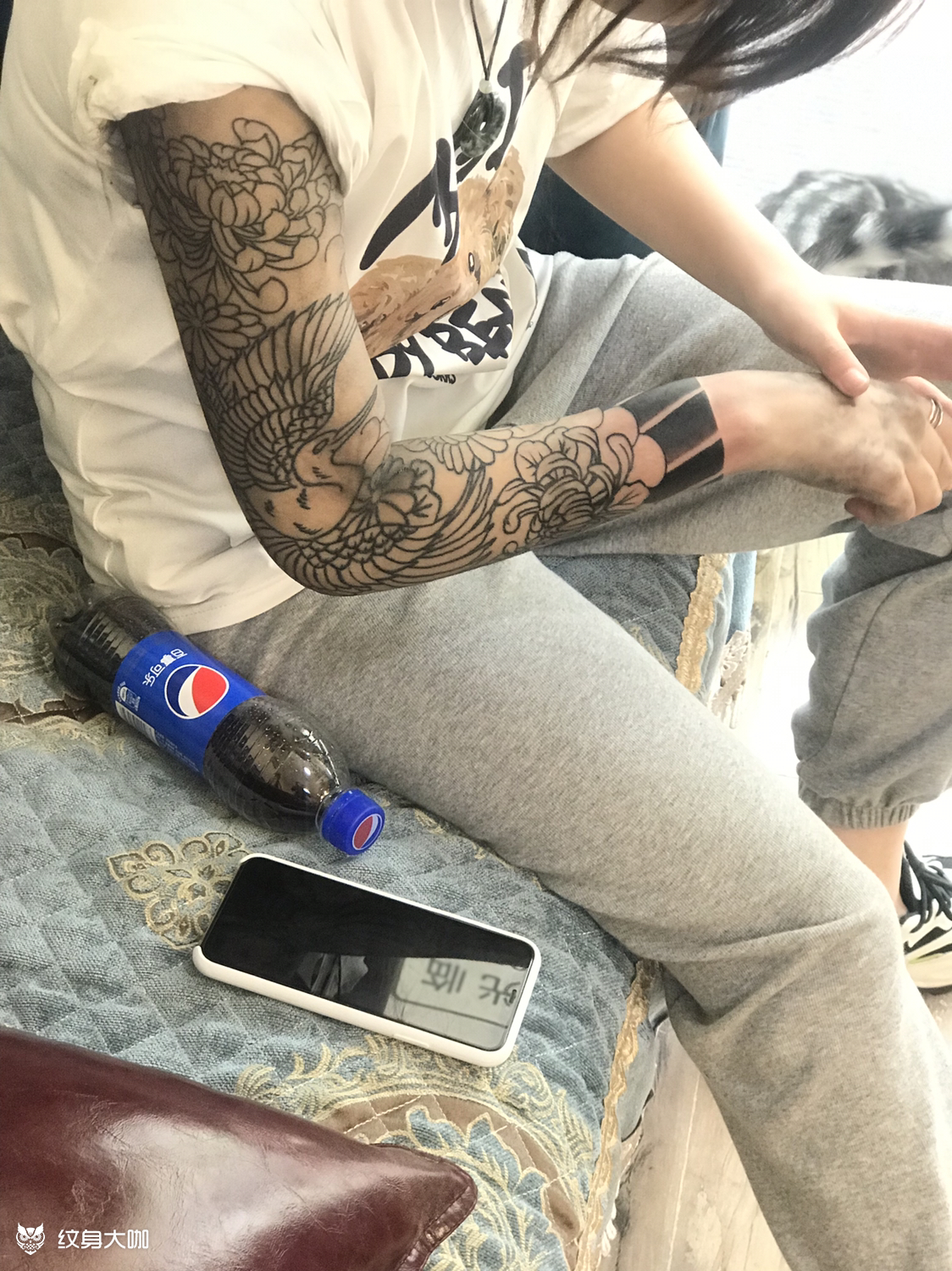 花臂女孩_纹身吧社区 - 纹身大咖