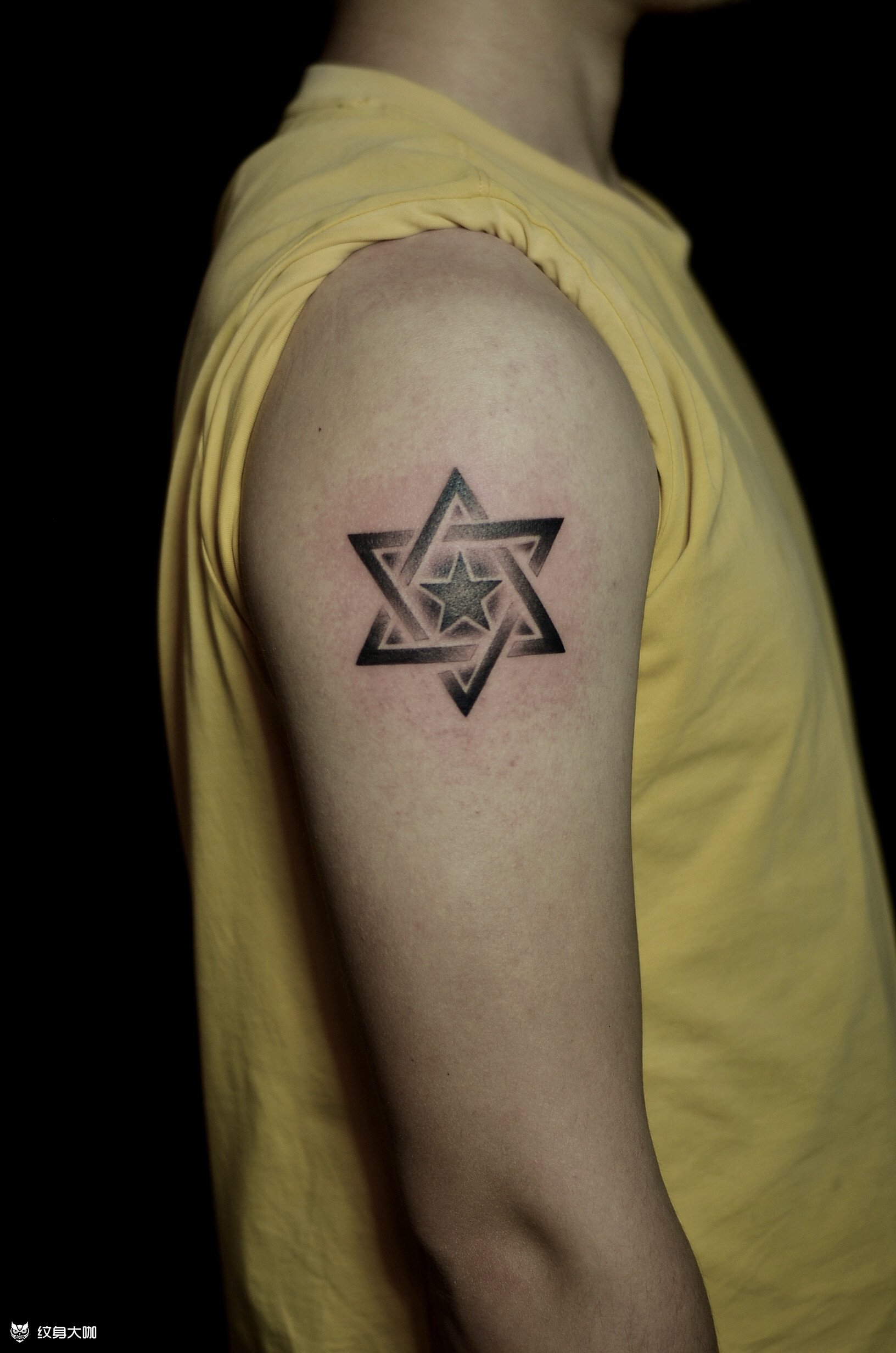六芒星_纹身图案手稿图片_筱波的纹身作品集