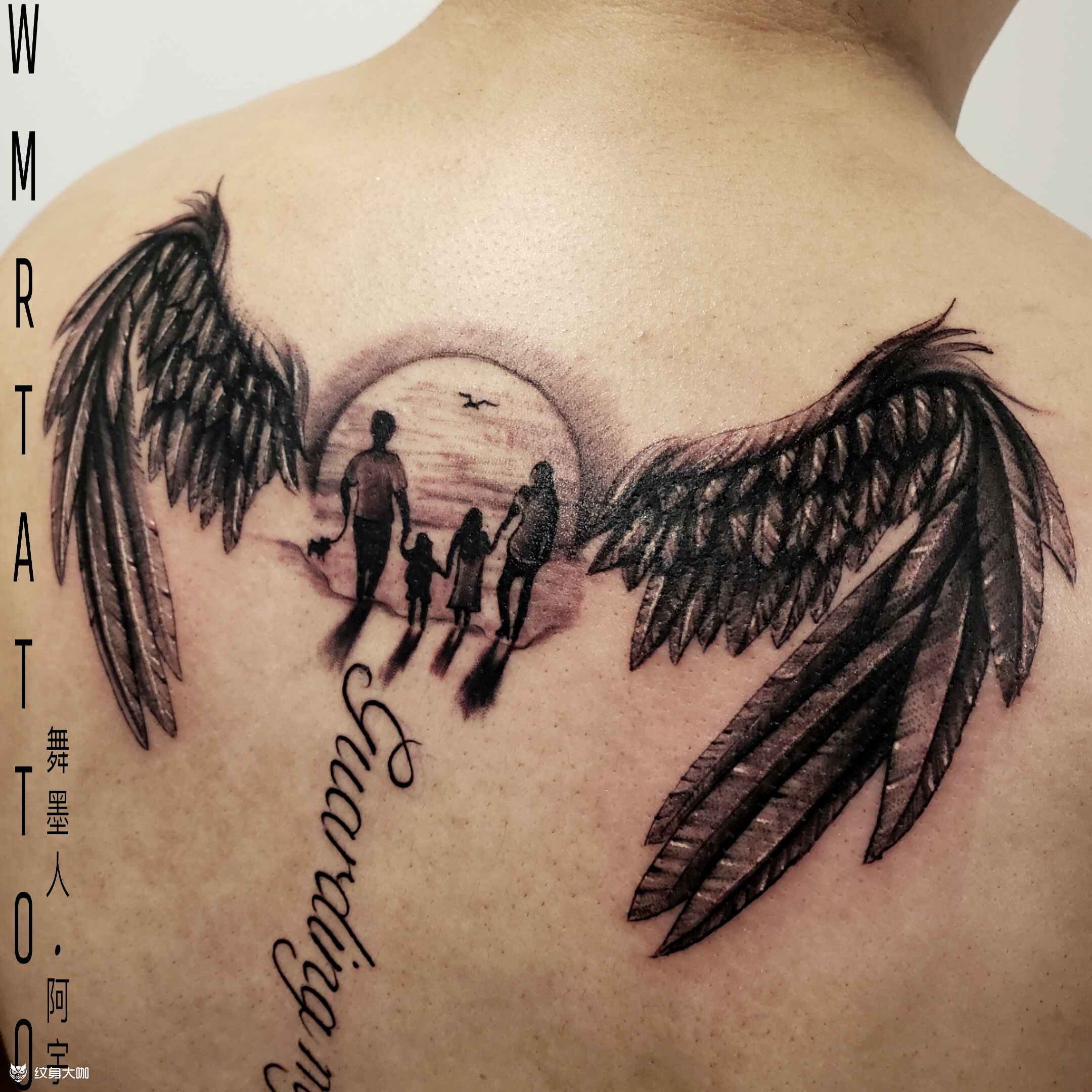 守护_纹身图案手稿图片_阿宇的纹身作品集