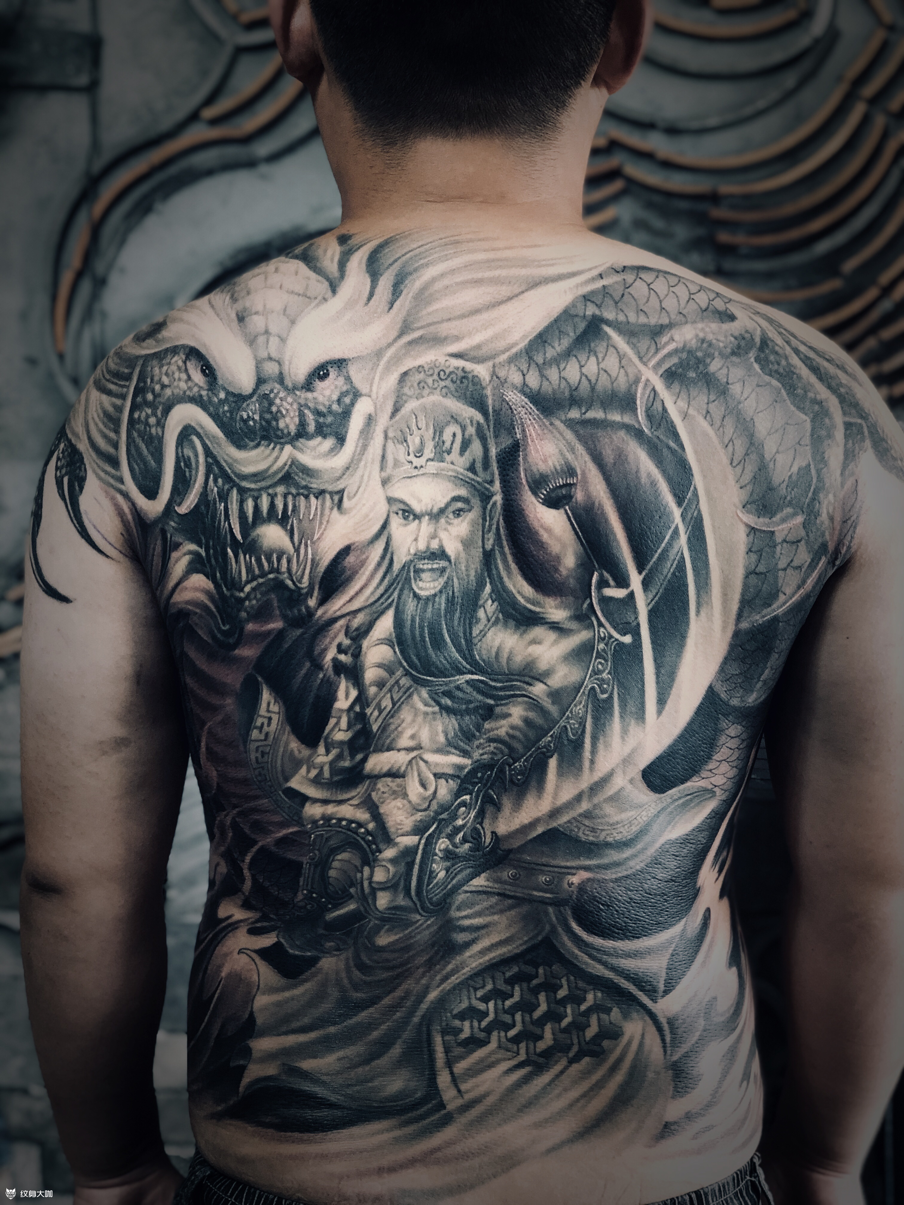 关公_纹身图案手稿图片_三邪子的纹身作品集