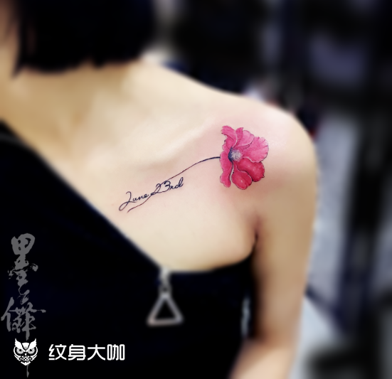 锁骨tattoo