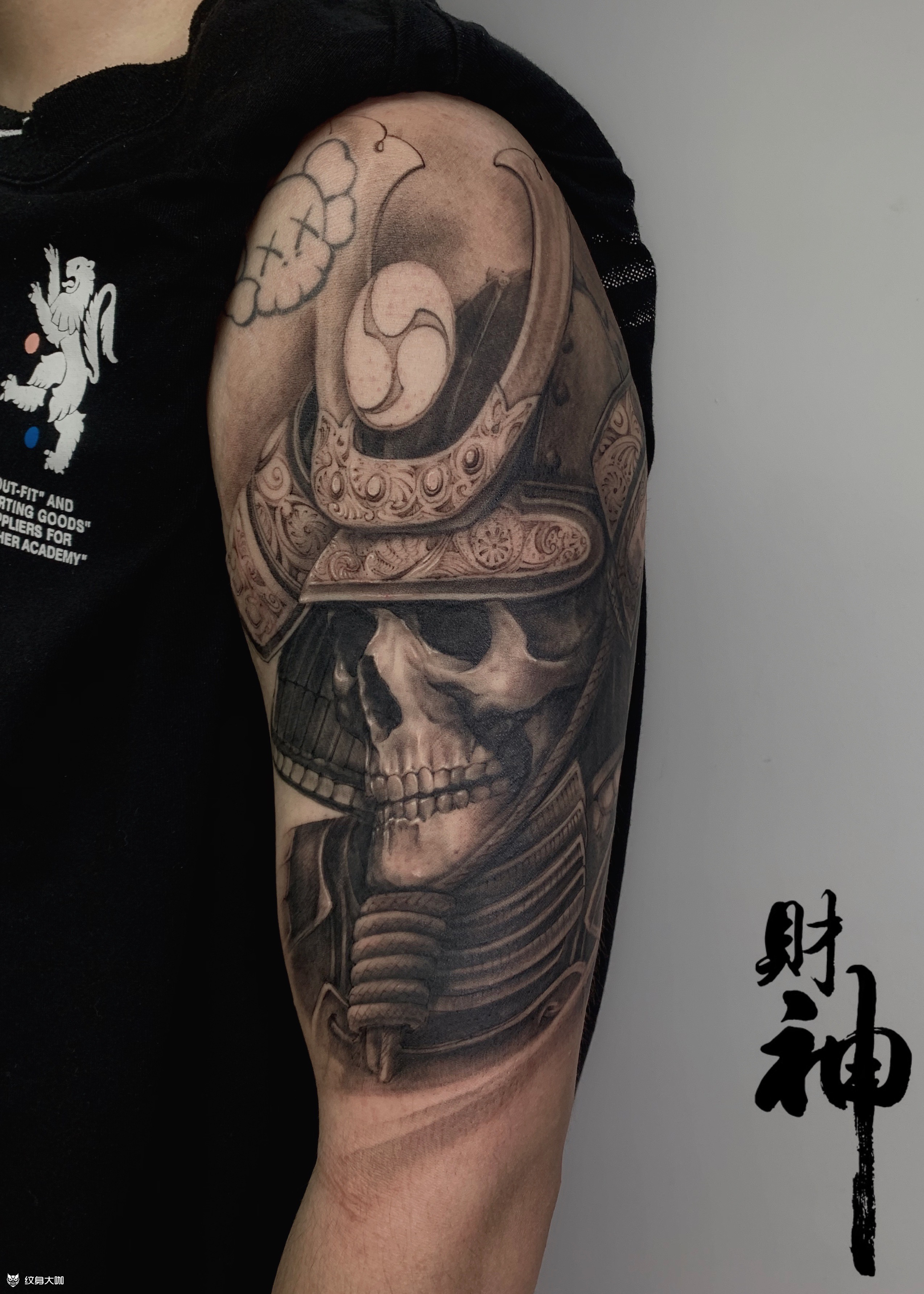 鬼武士_纹身图案手稿图片_海洋的纹身作品集