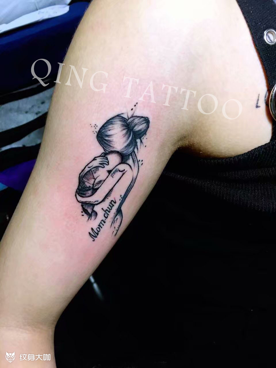 母爱_纹身图案手稿图片_擎宇的纹身作品集
