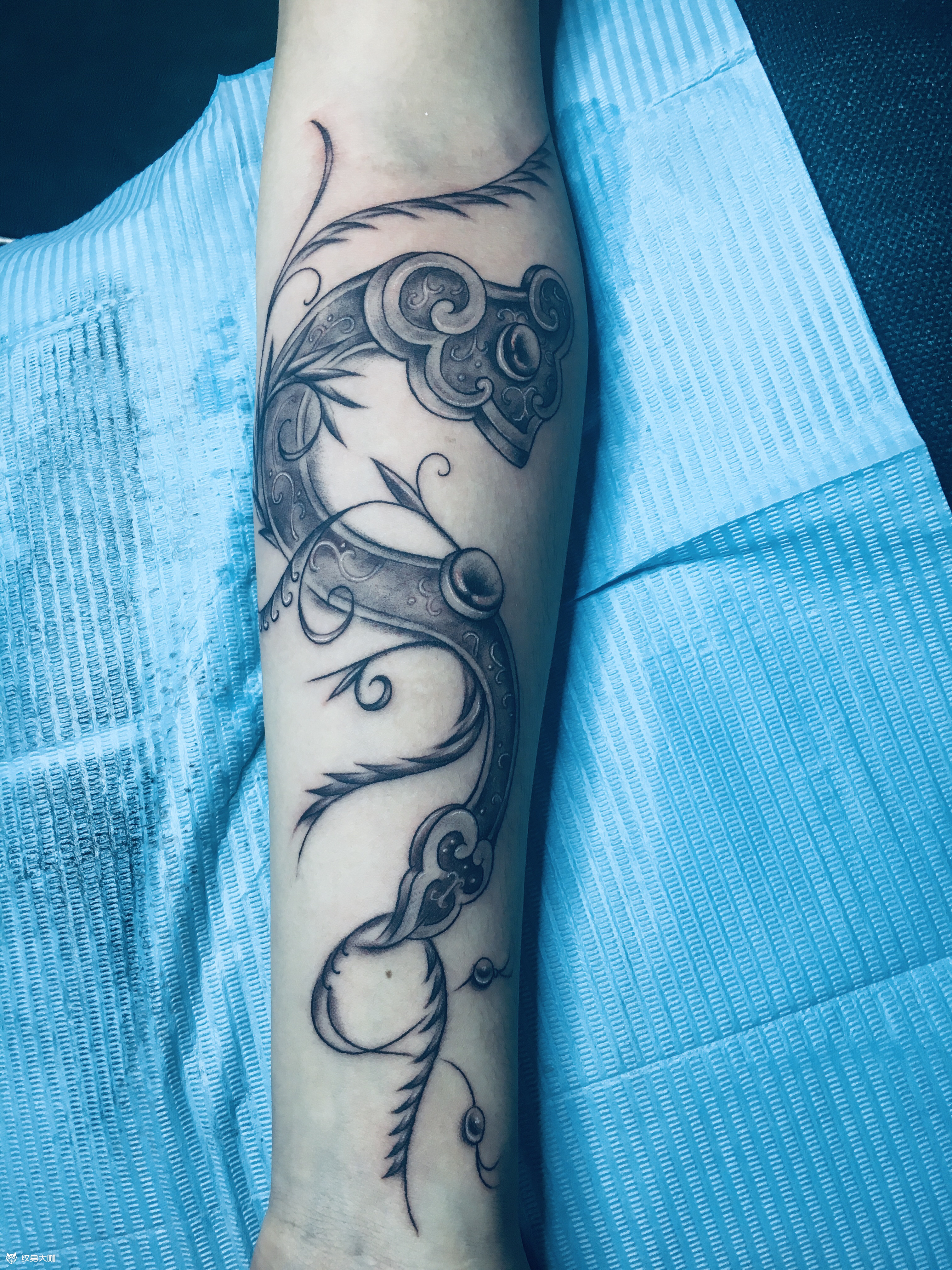 如意_纹身图案手稿图片_赵雪飞的纹身作品集