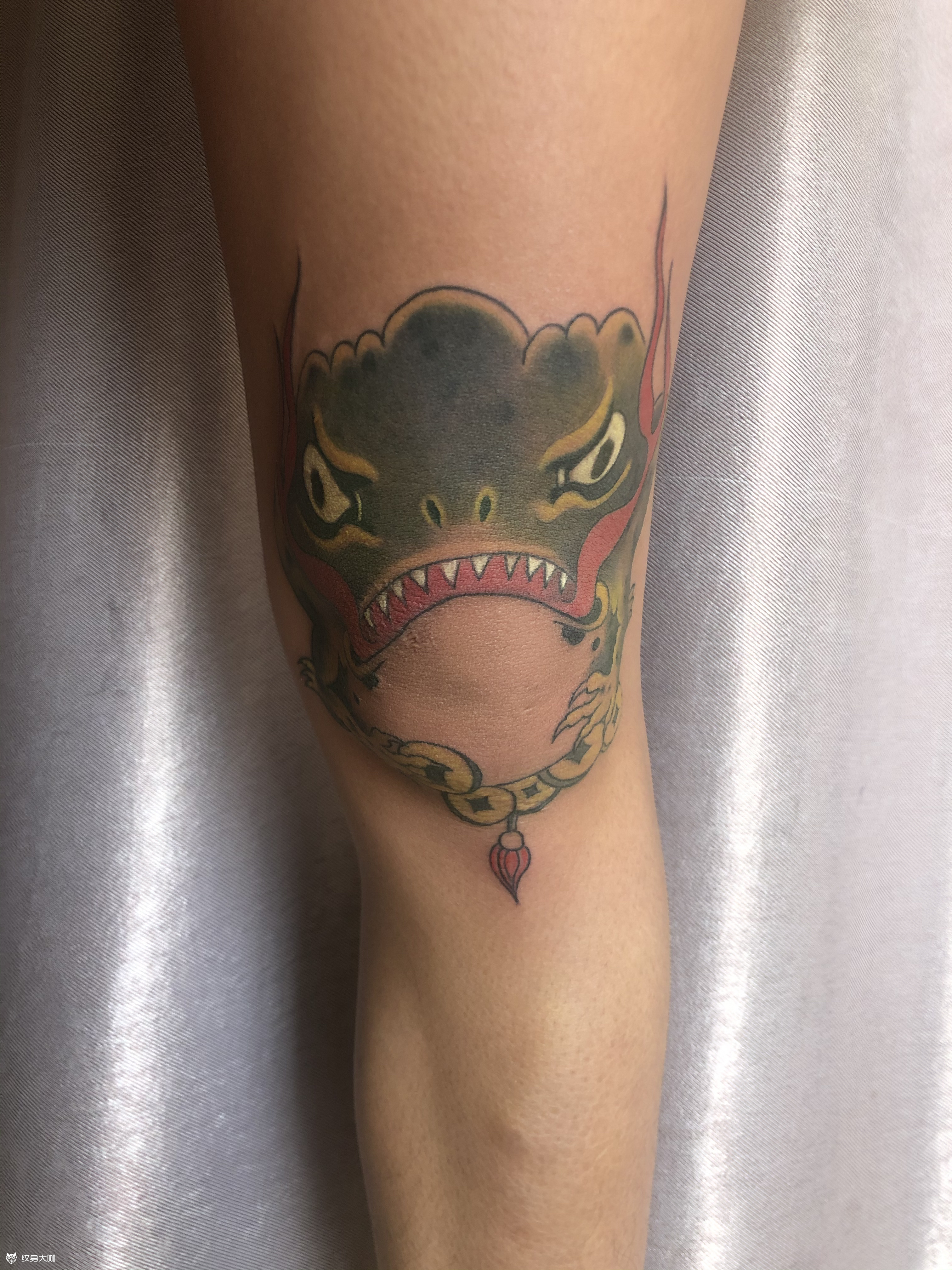 金蟾_纹身图案手稿图片_邓江磊的纹身作品集