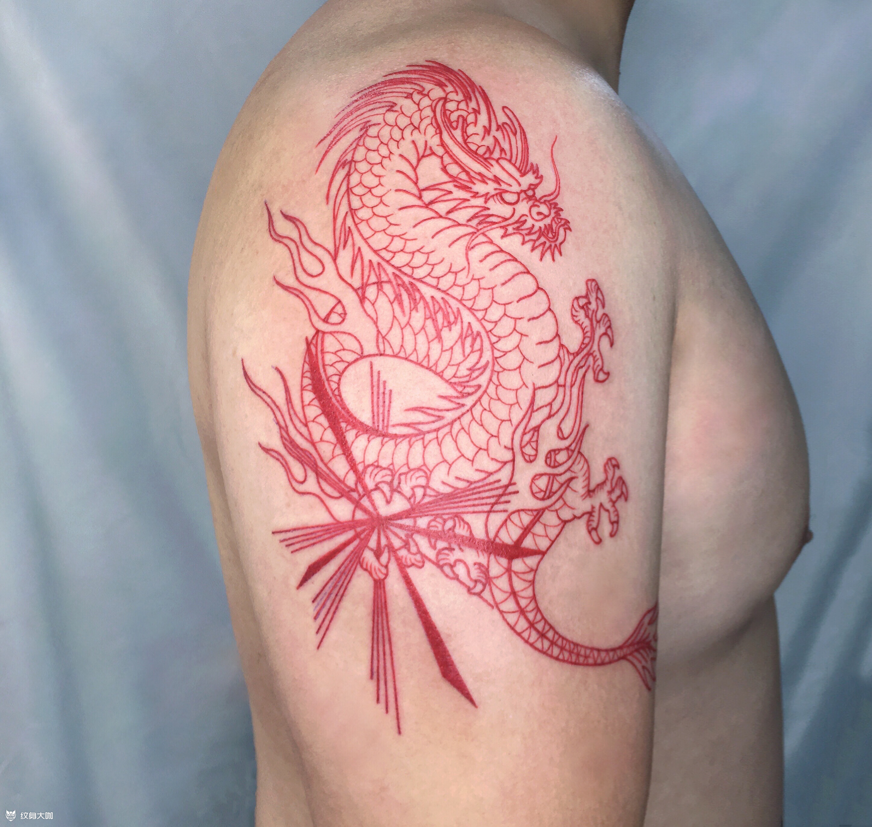 中国龙_纹身图案手稿图片_高高的纹身作品集