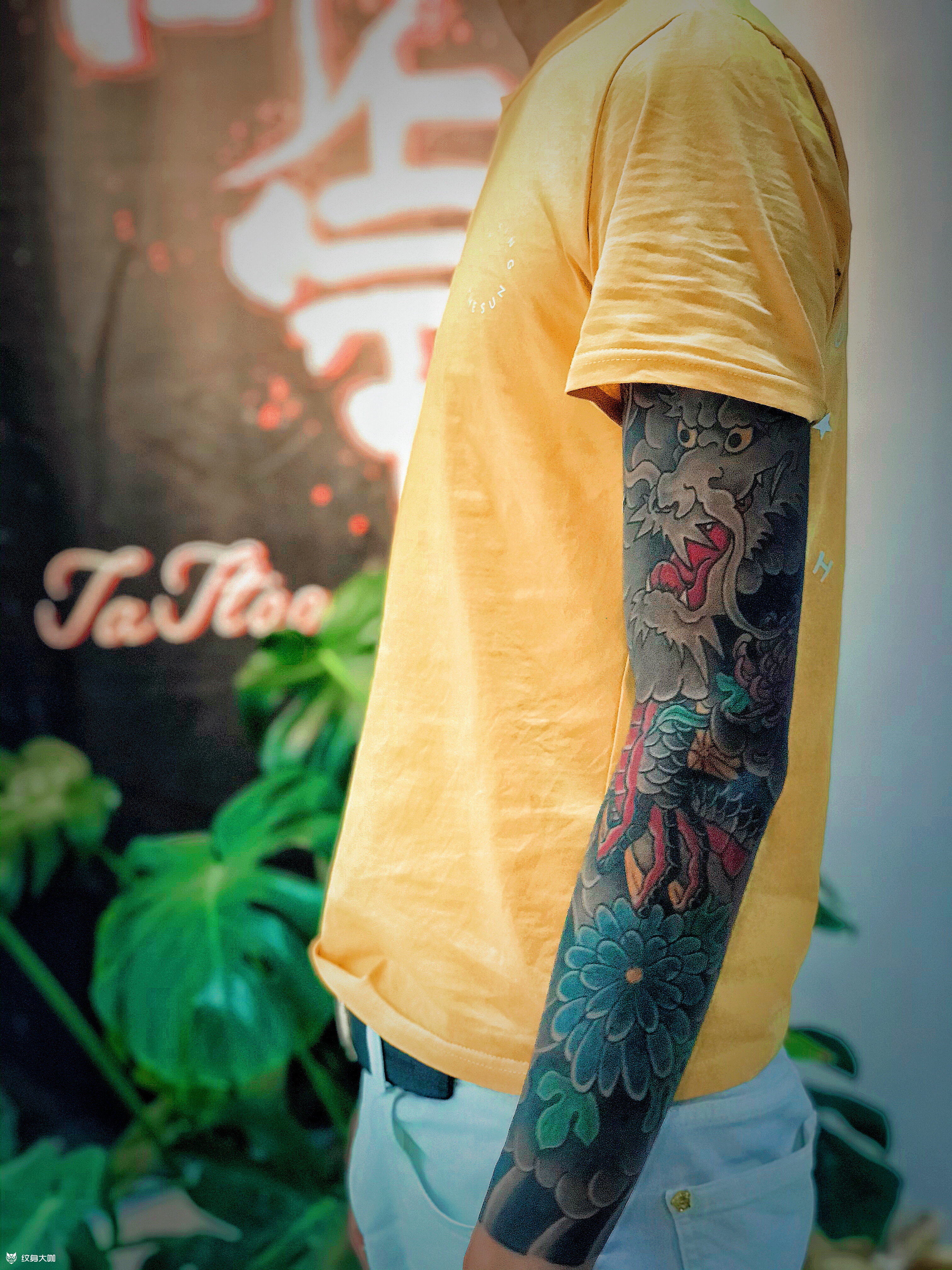 老传统龙_纹身图案手稿图片_雕卓的纹身作品集