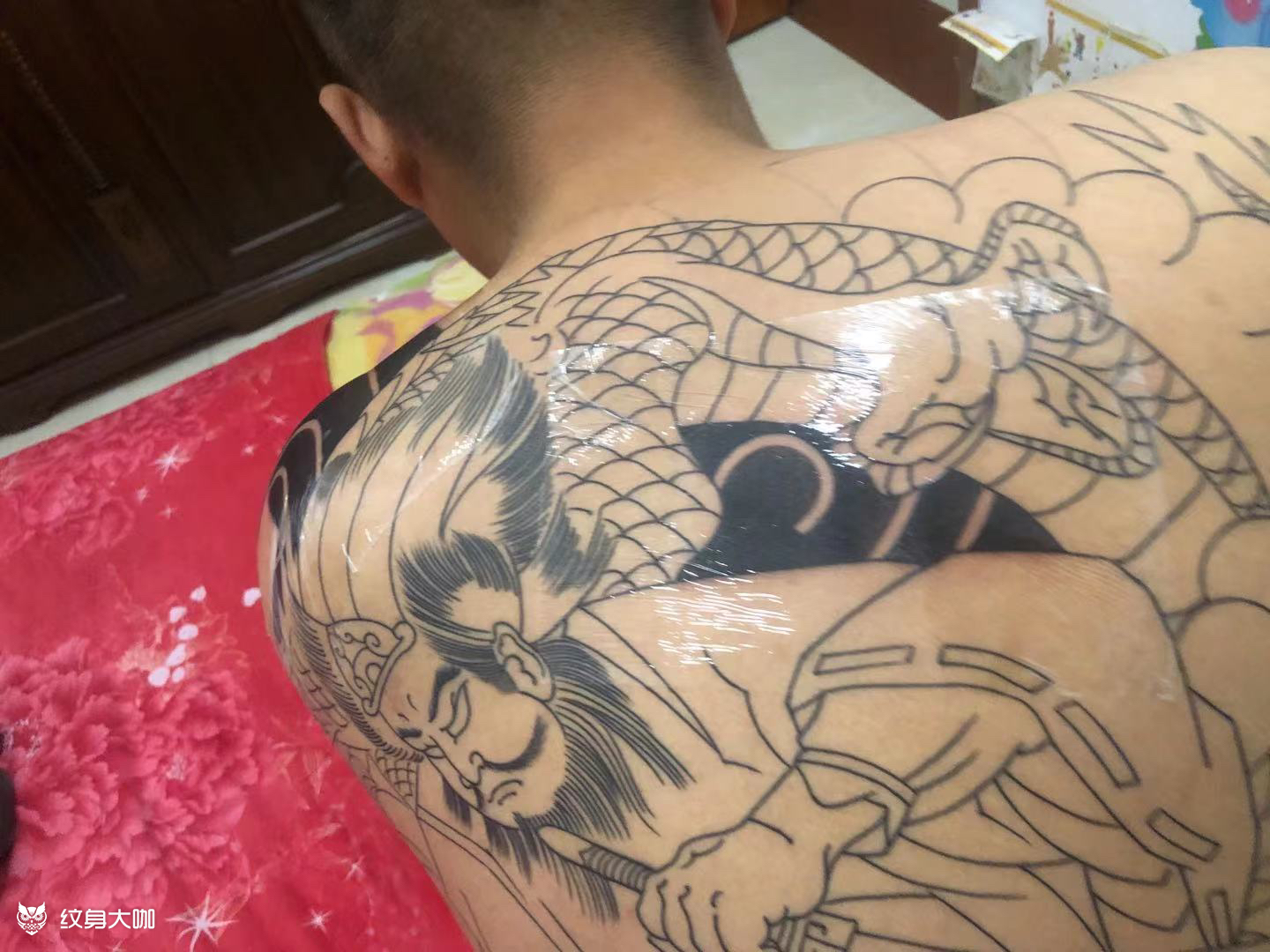 须佐之男_纹身图案手稿图片_雕知新的纹身作品集