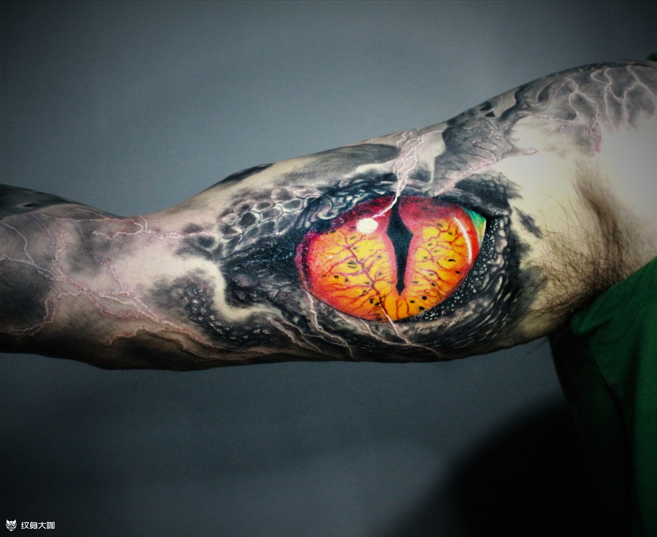 写实龙眼_纹身图案手稿图片_唐黄的纹身作品集