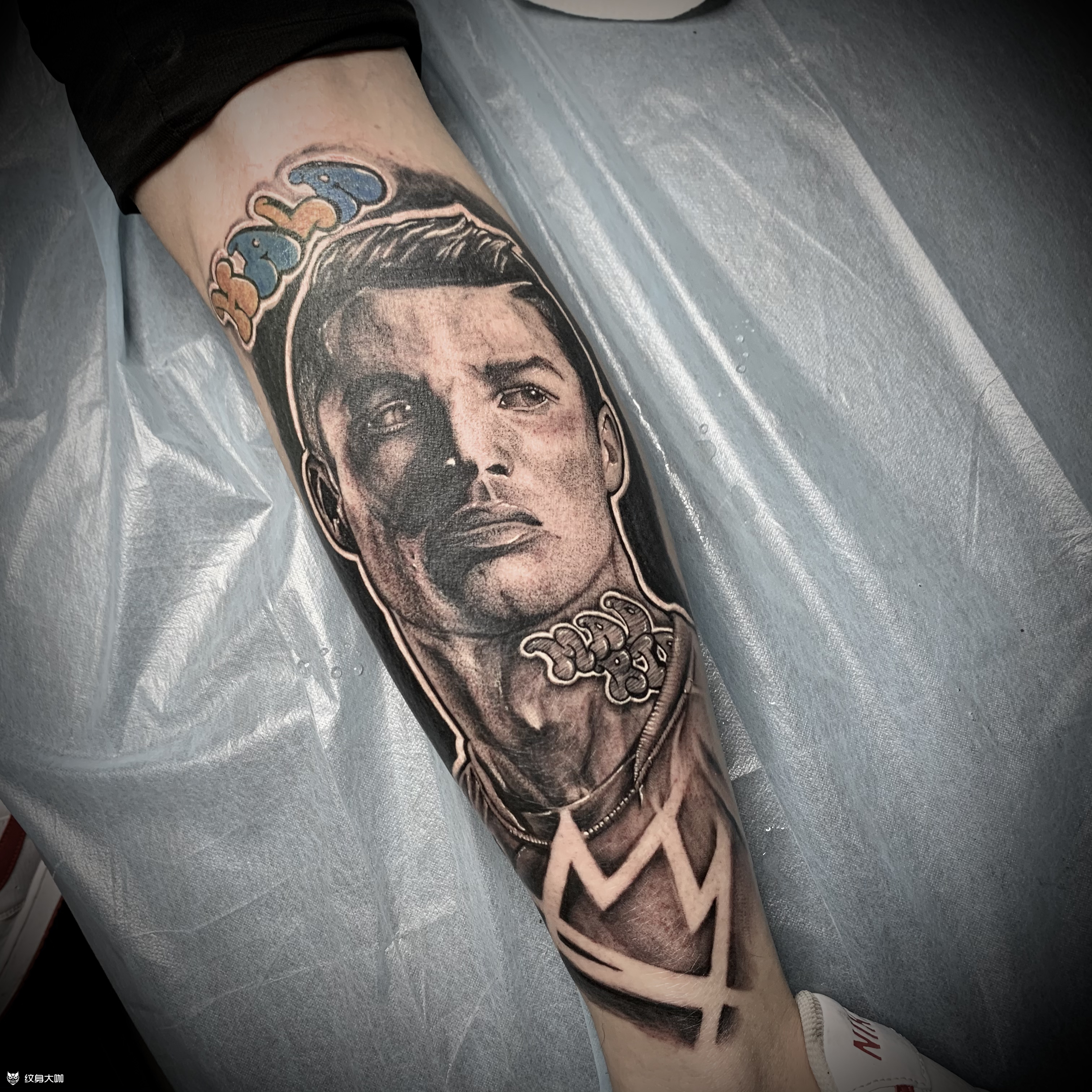 c罗_纹身图案手稿图片_zzzan的纹身作品集