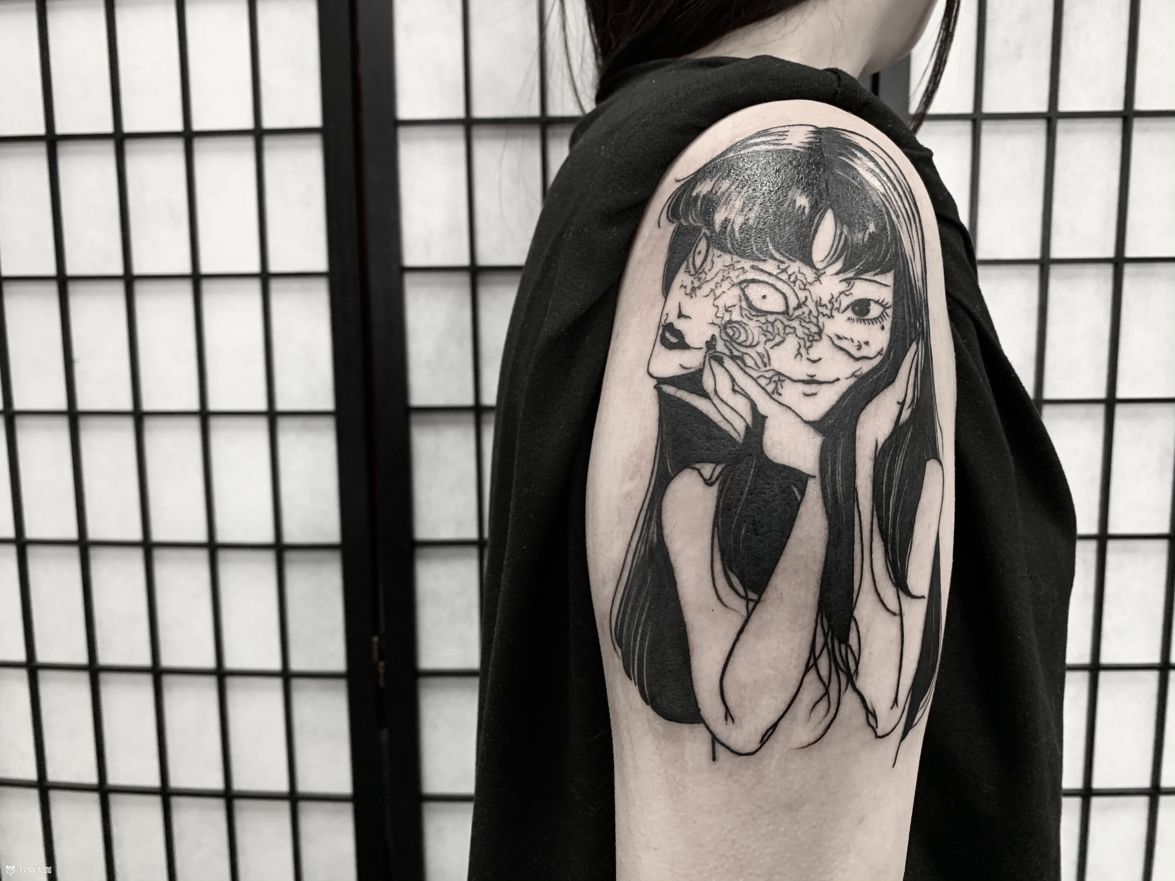 富江_纹身图案手稿图片_山石的纹身作品集