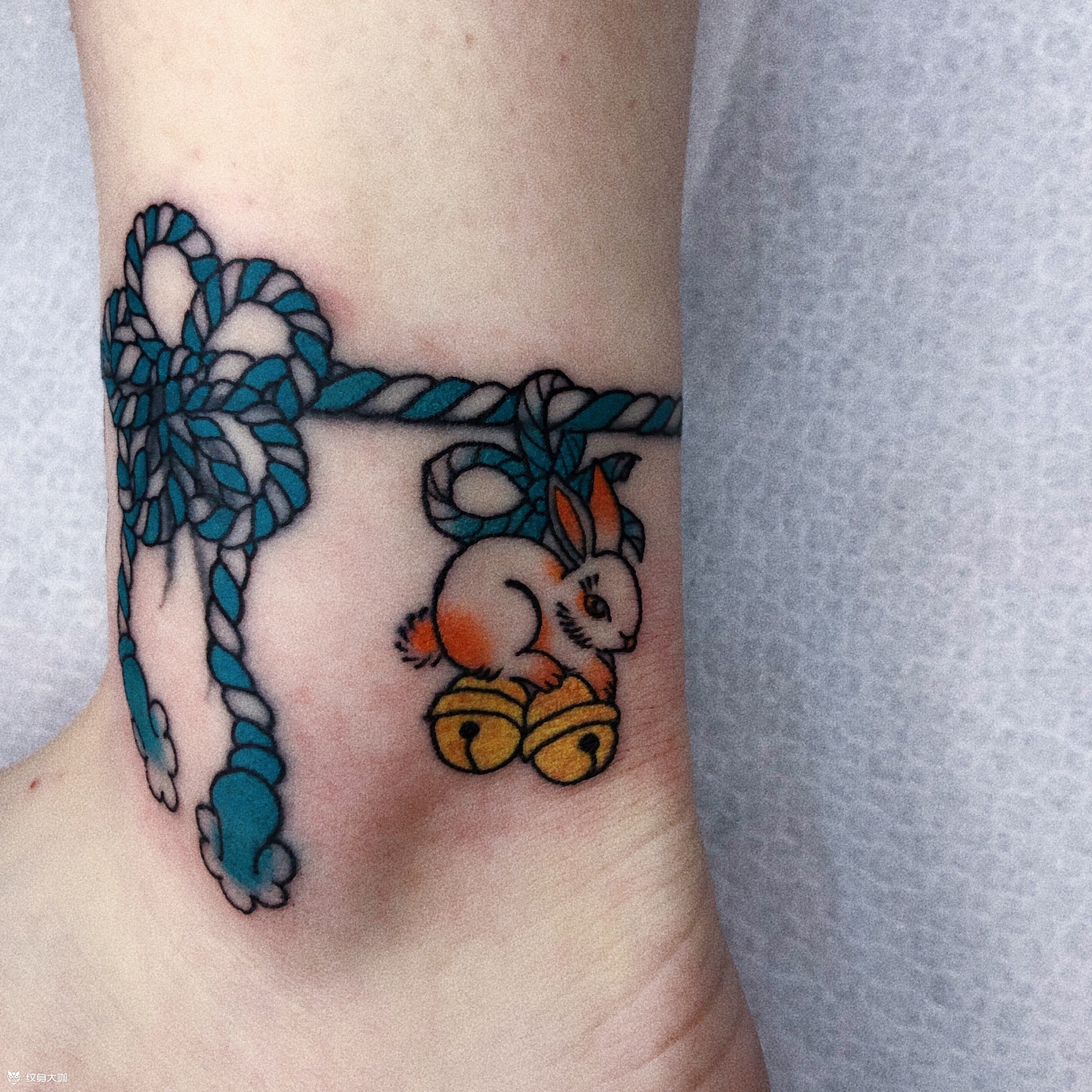 日式脚环_纹身图案手稿图片_龙美的纹身作品集