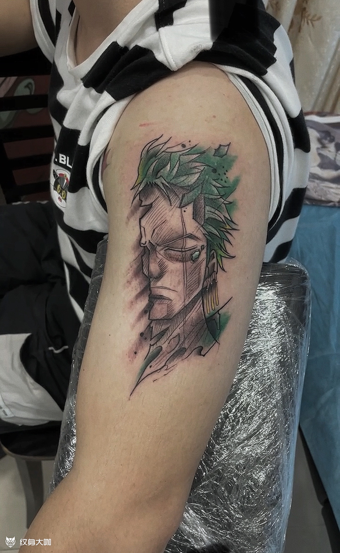 索隆_纹身吧社区 - 纹身大咖
