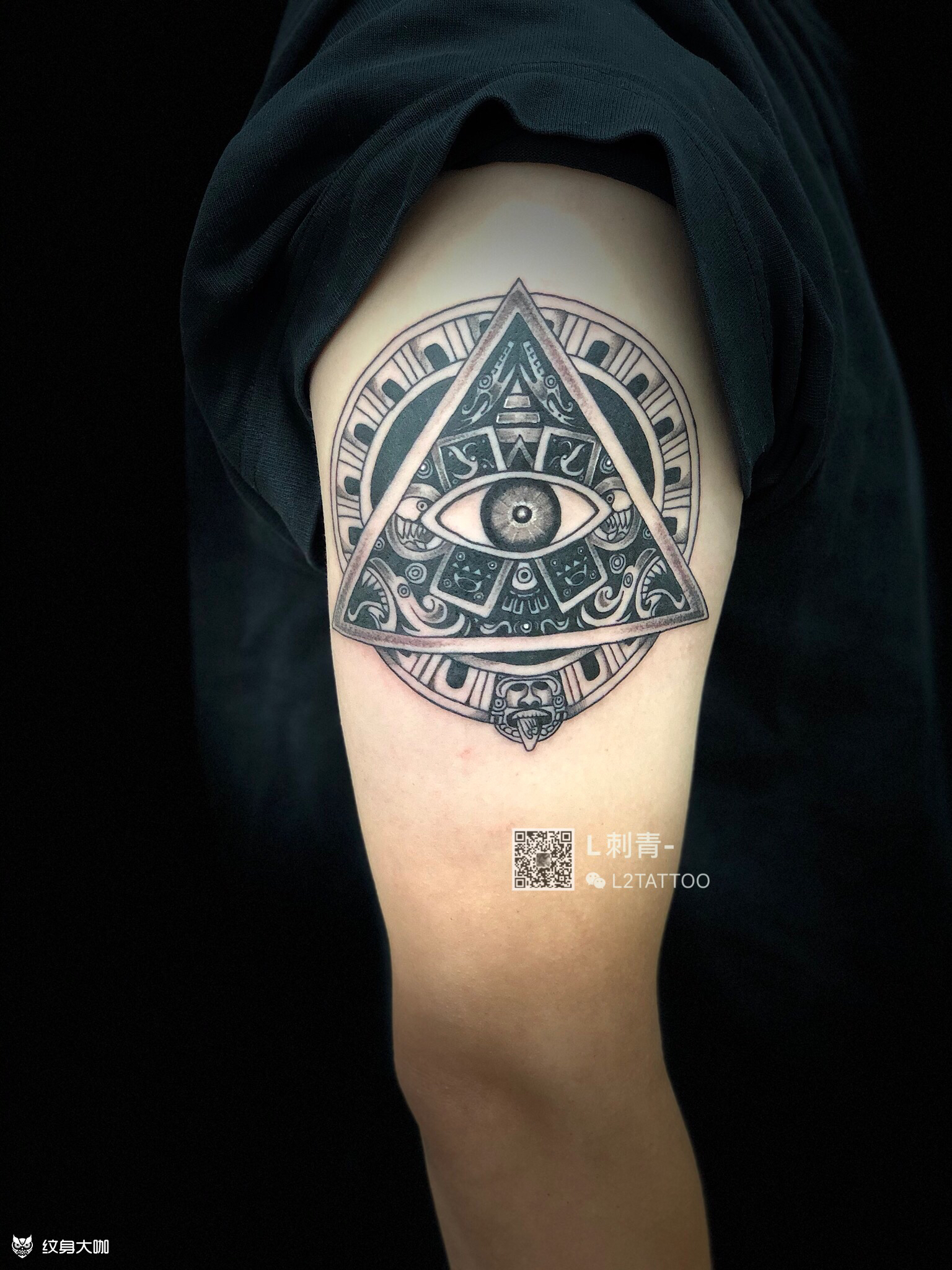 图腾_纹身图案手稿图片_l刺圊的纹身作品集