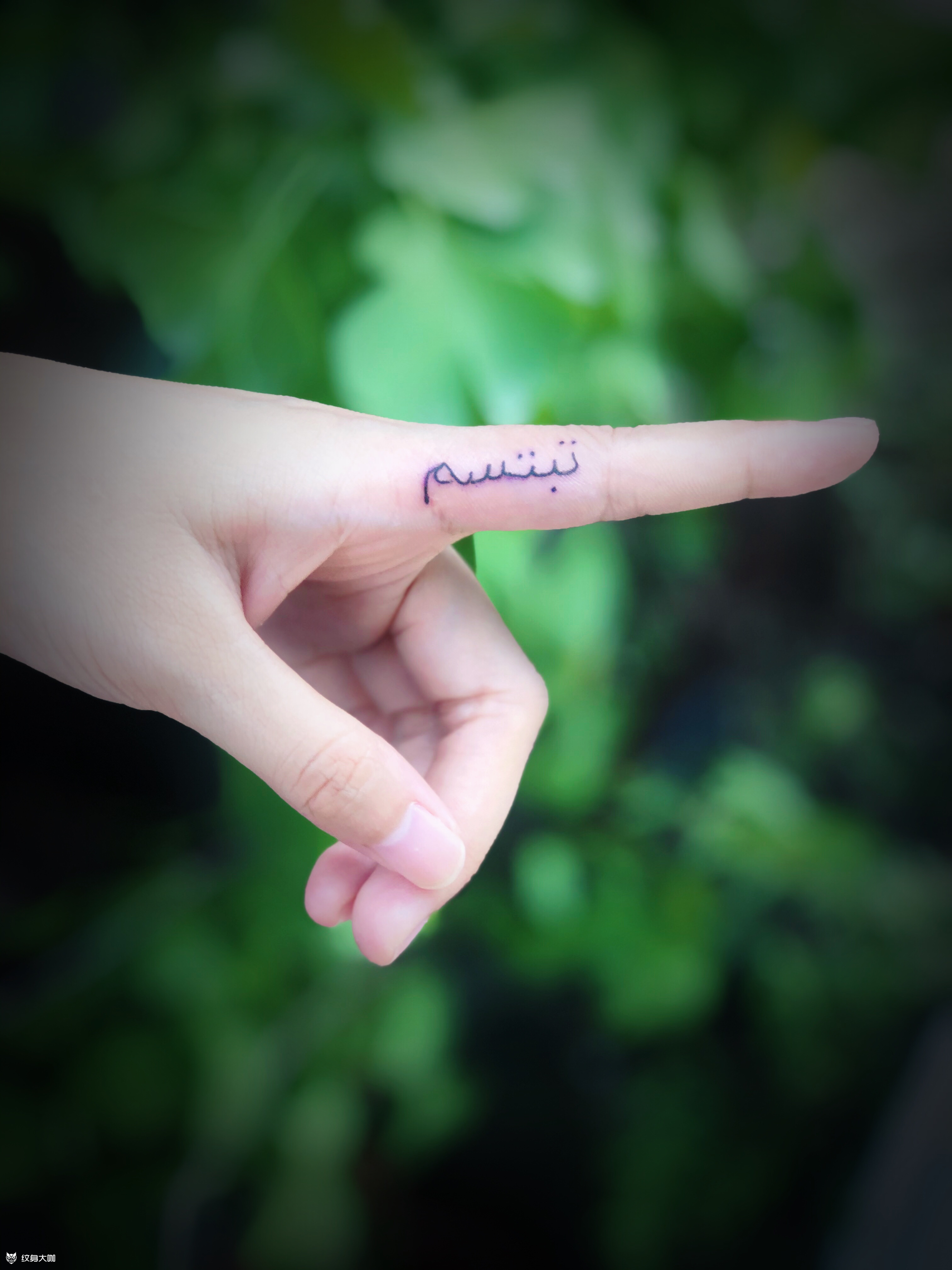 微笑_纹身图案手稿图片_李慧的纹身作品集