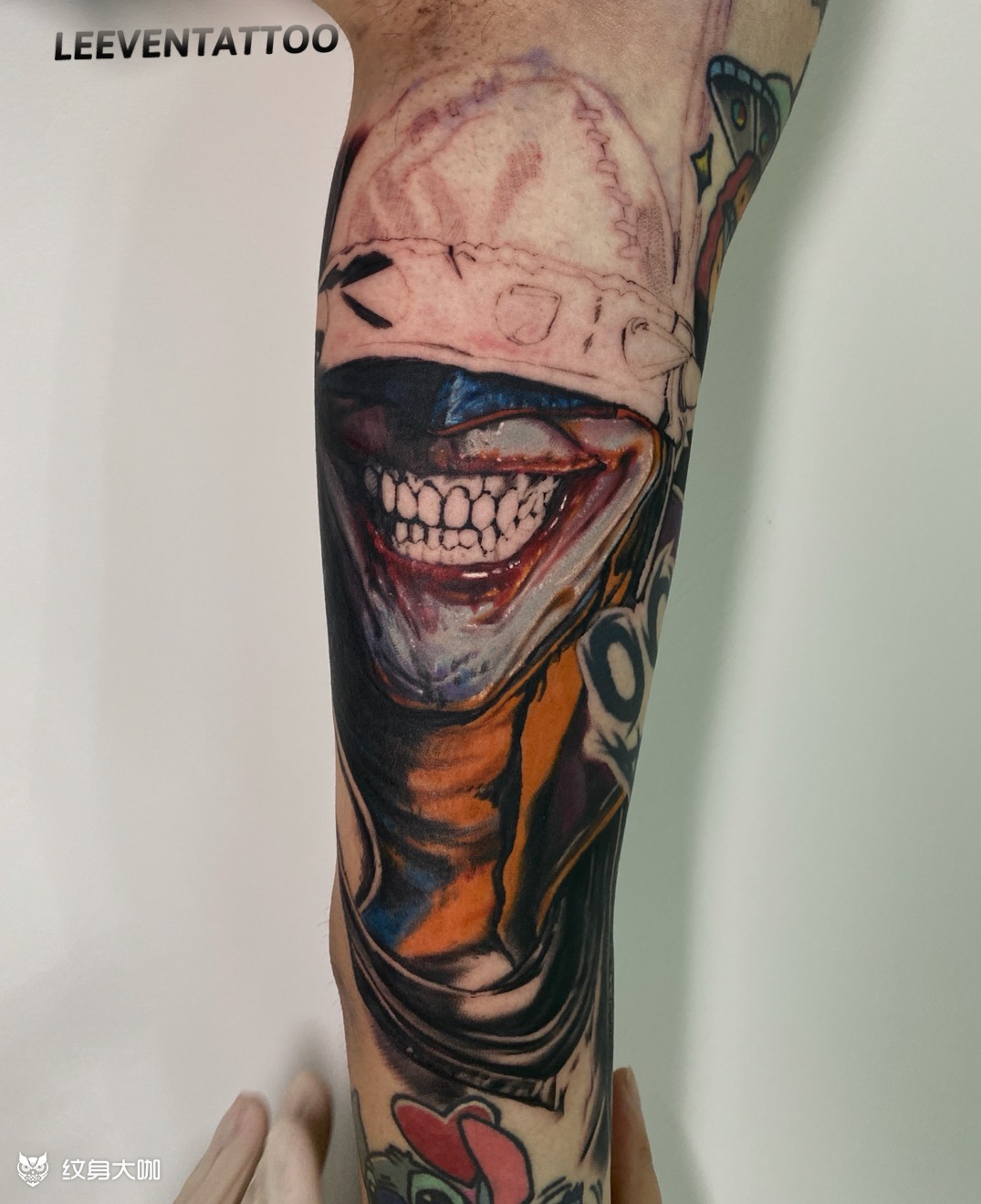 狂笑之蝠(未完)_纹身图案手稿图片_耀文leeven的纹身作品集