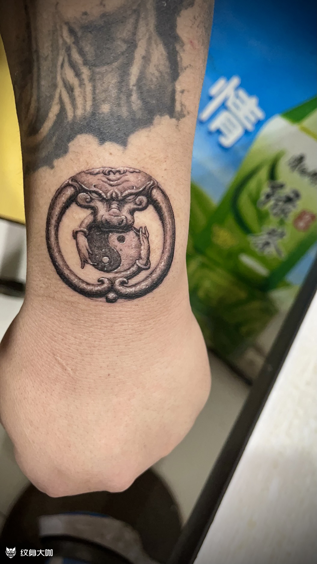 扭转乾坤_纹身图案手稿图片_鬼舞的纹身作品集