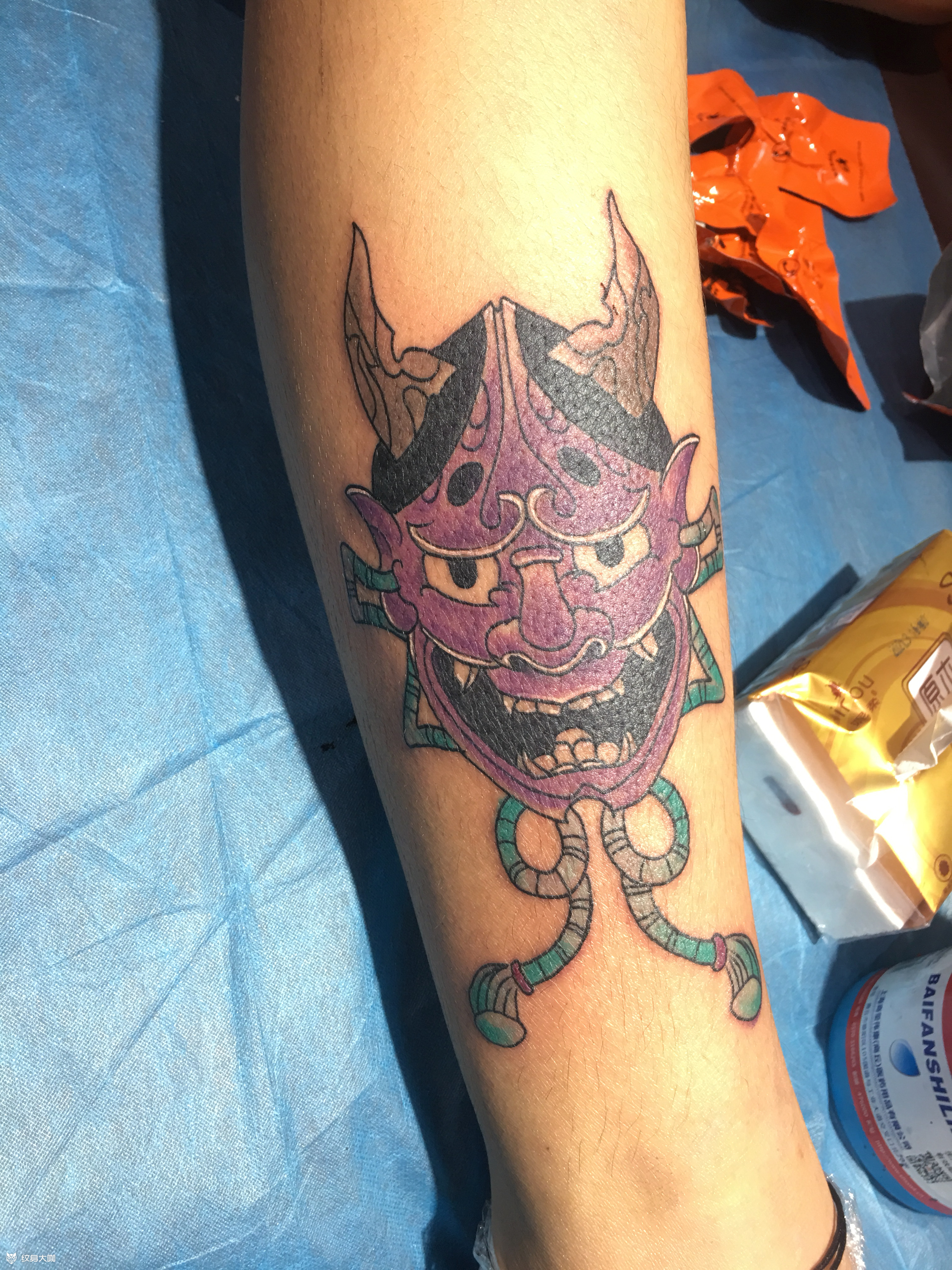 般若_纹身图案手稿图片_廖彬彬的纹身作品集