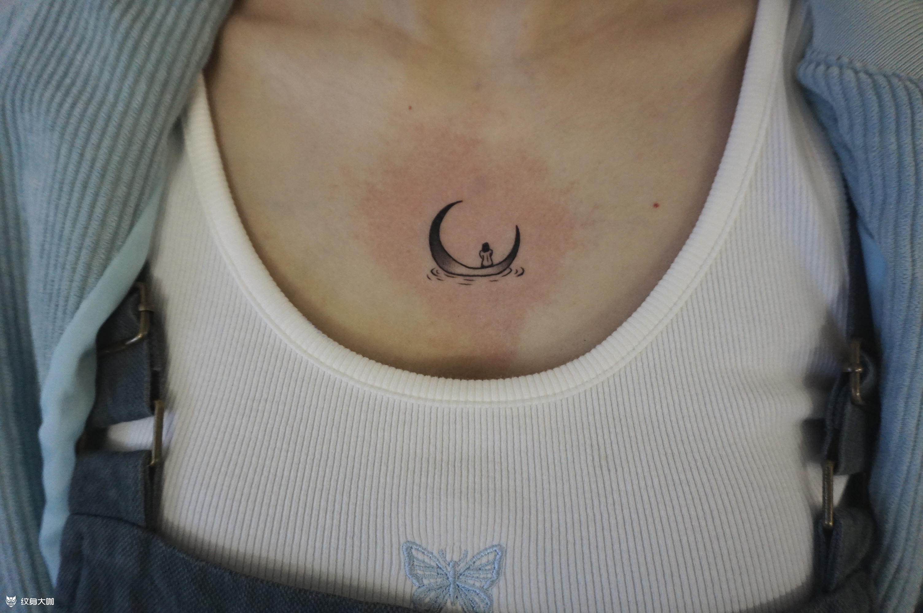 月牙_纹身图案手稿图片_茉莉的纹身作品集