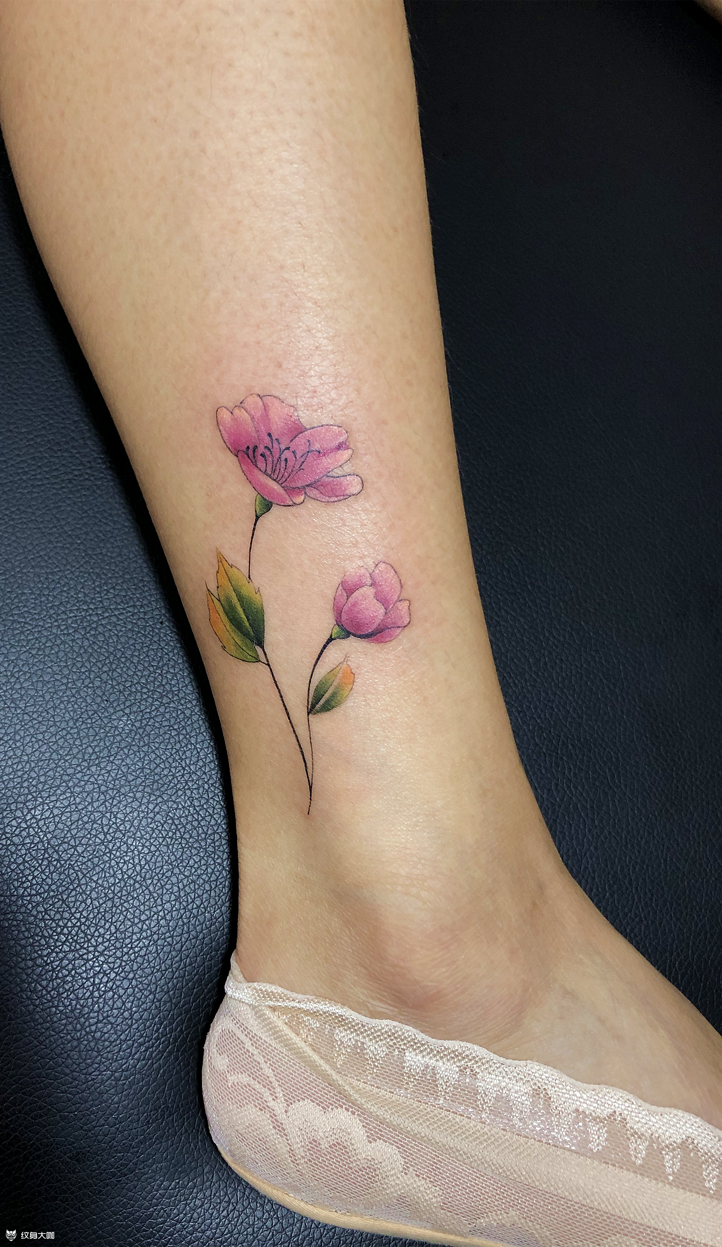 小花_纹身图案手稿图片_筱波的纹身作品集