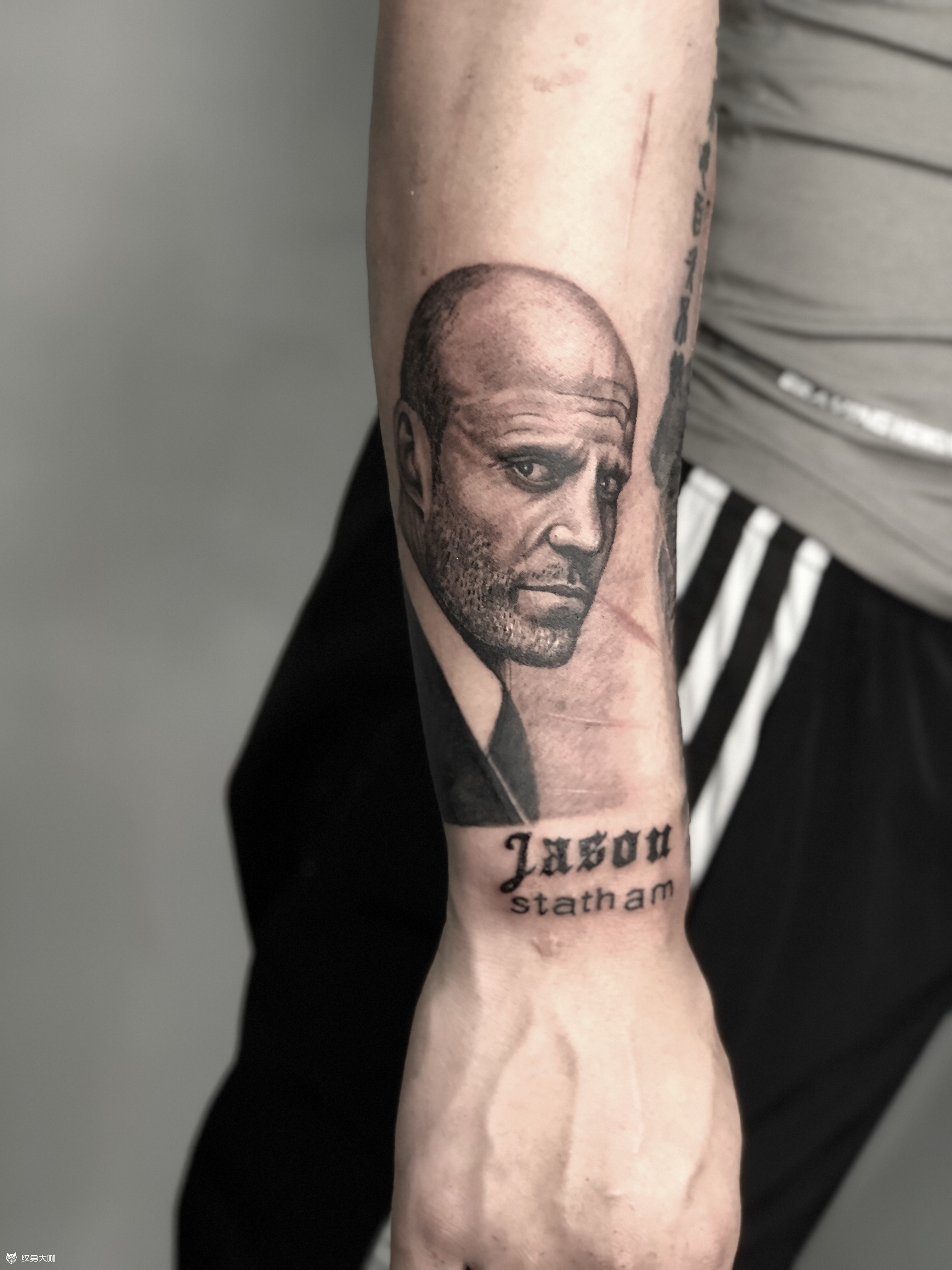 肖像,杰森斯坦森_纹身图案手稿图片_陈治杰的纹身作品集