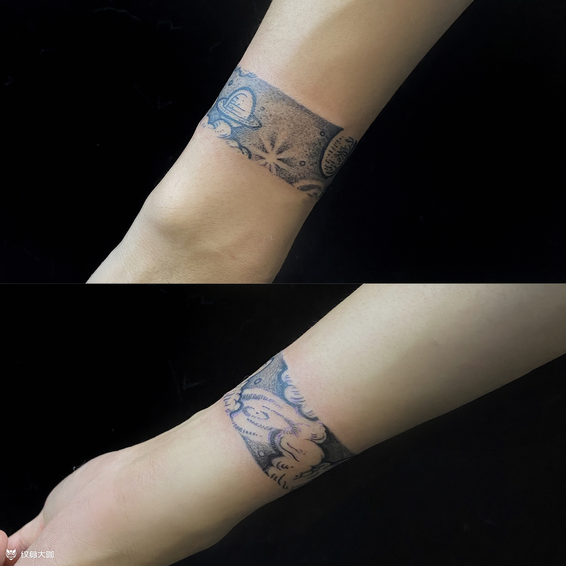 手环_纹身图案手稿图片_nicole的纹身作品集