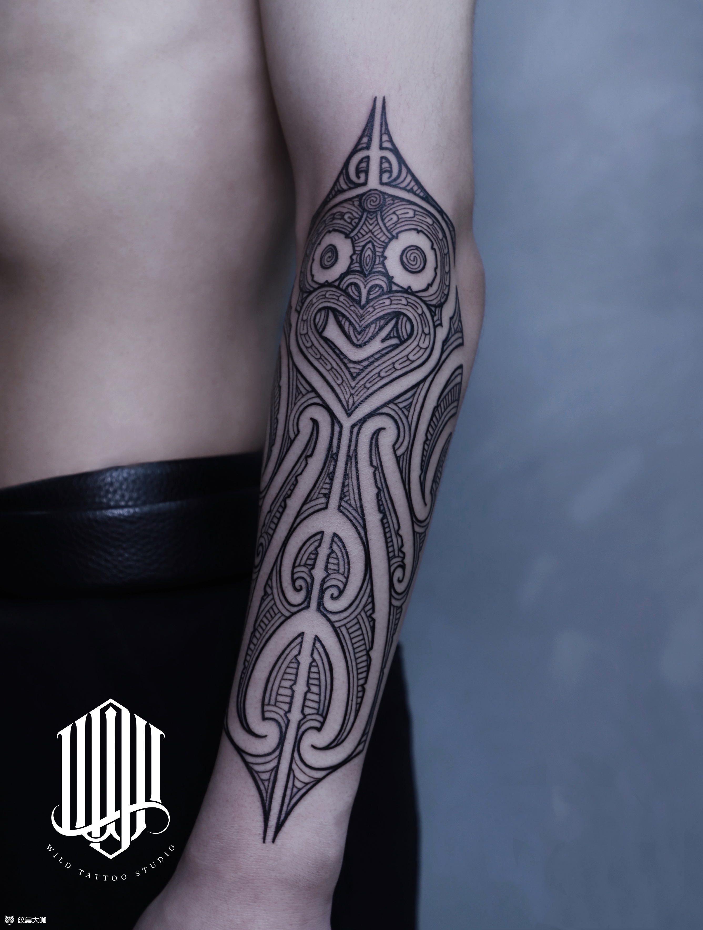 今天的狠角色新西兰毛利部落纹_纹身吧社区 - 纹身大咖