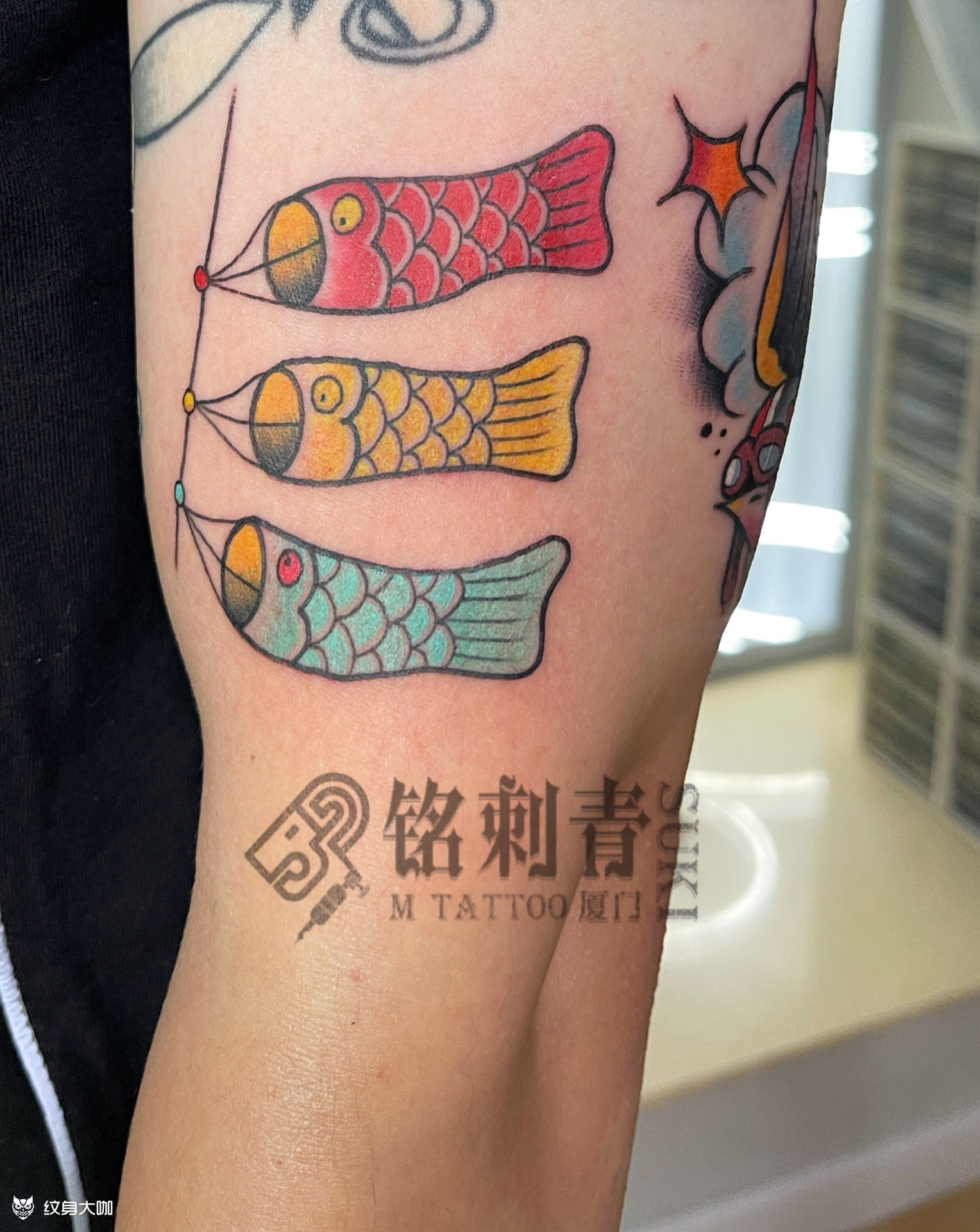 鲤鱼旗_纹身图案手稿图片_suki的纹身作品集