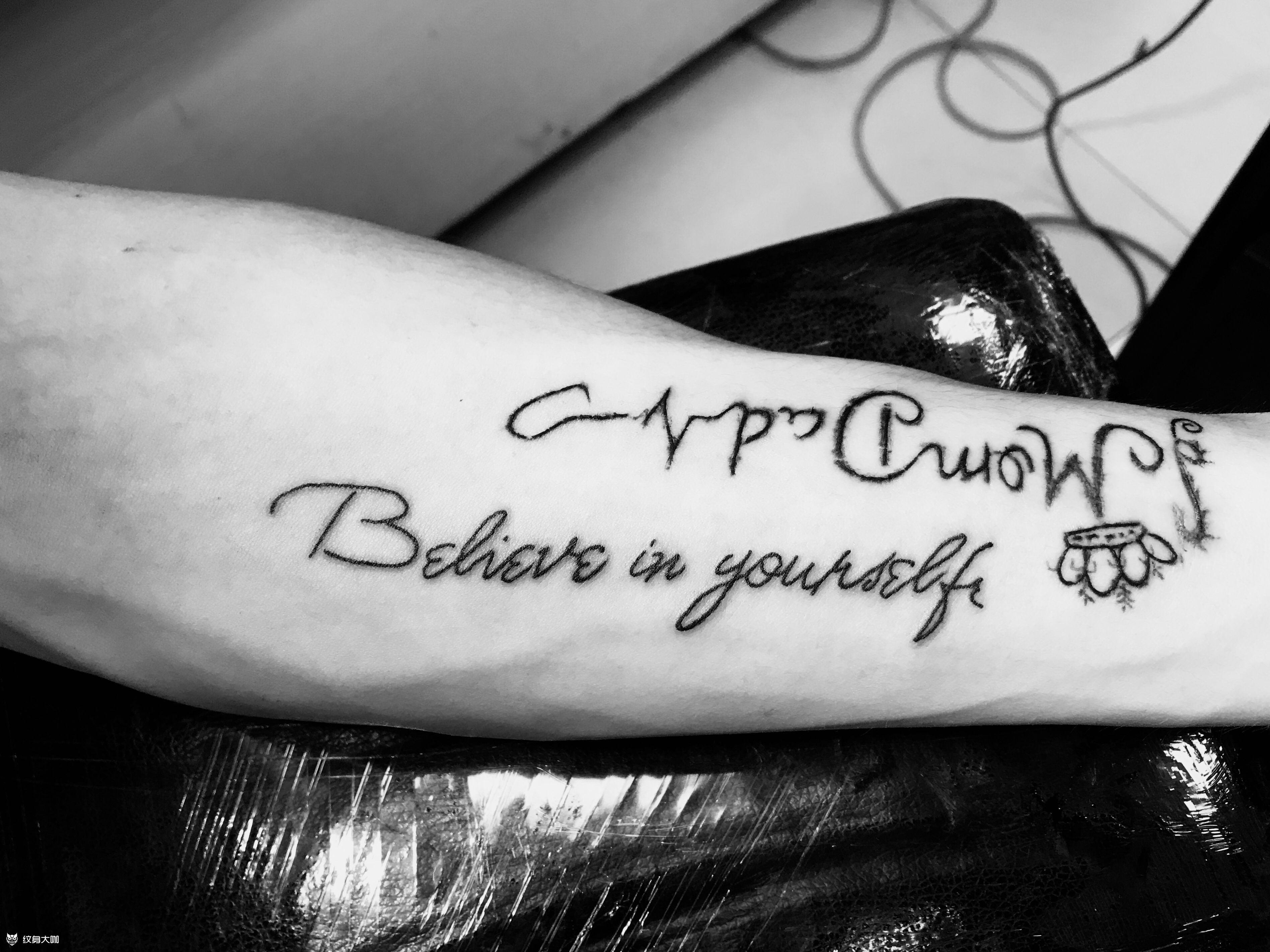 相信自己_纹身图案手稿图片_tatto陶的纹身作品集