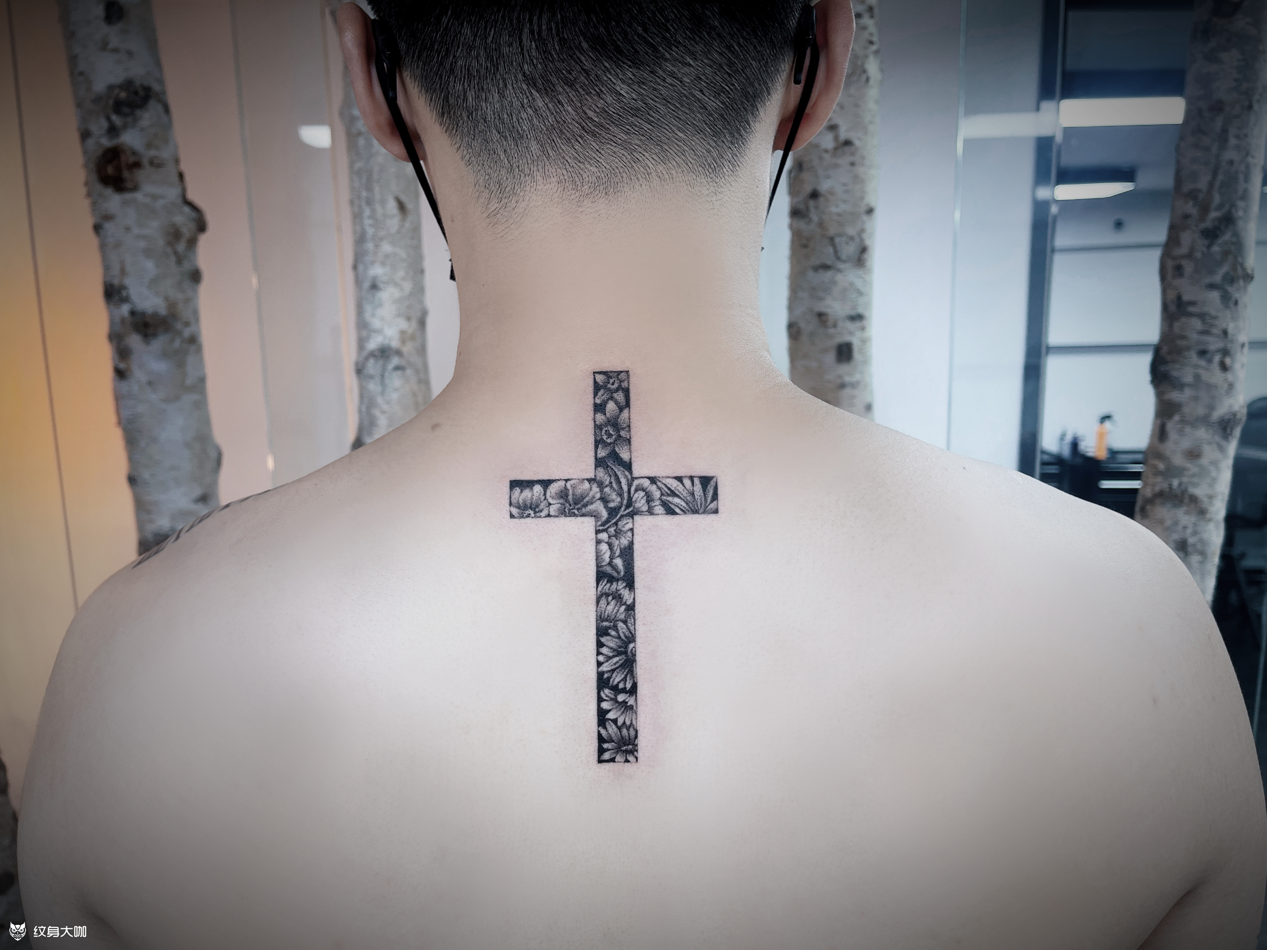 十字架_纹身图案手稿图片_x-mengy的纹身作品集