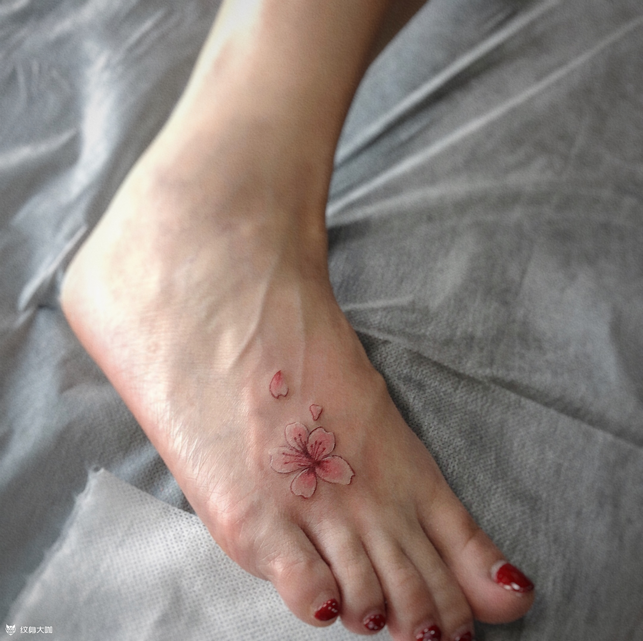 桃花_纹身图案手稿图片_kesy的纹身作品集