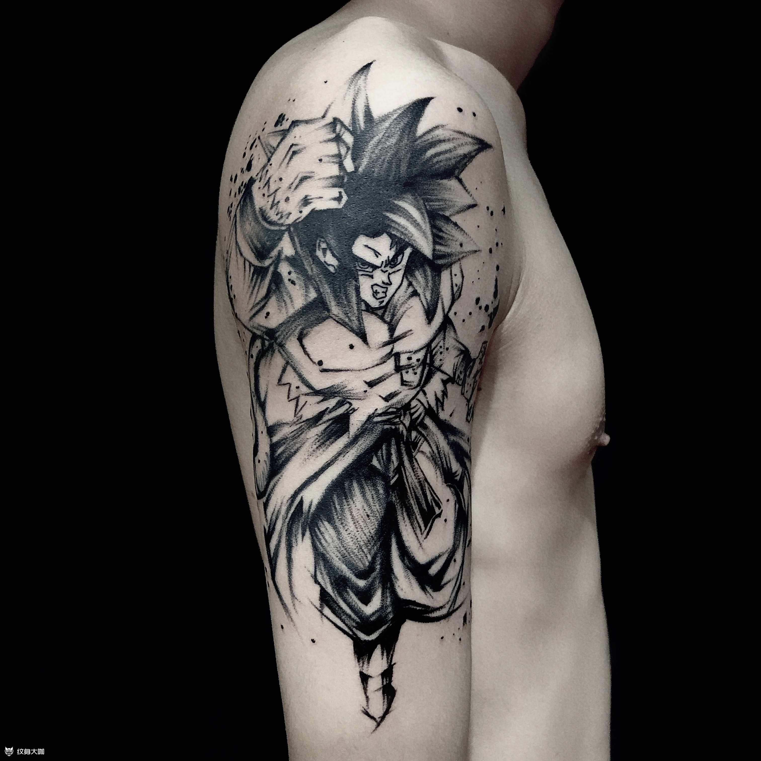 卡卡罗特_纹身图案手稿图片_kesy的纹身作品集