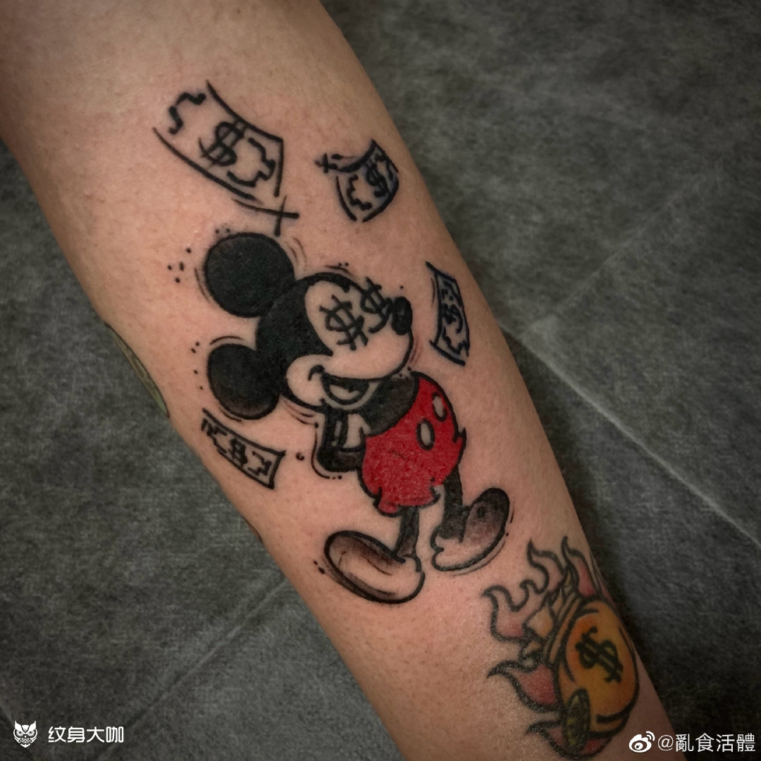 米老鼠_纹身图案手稿图片_440的纹身作品集