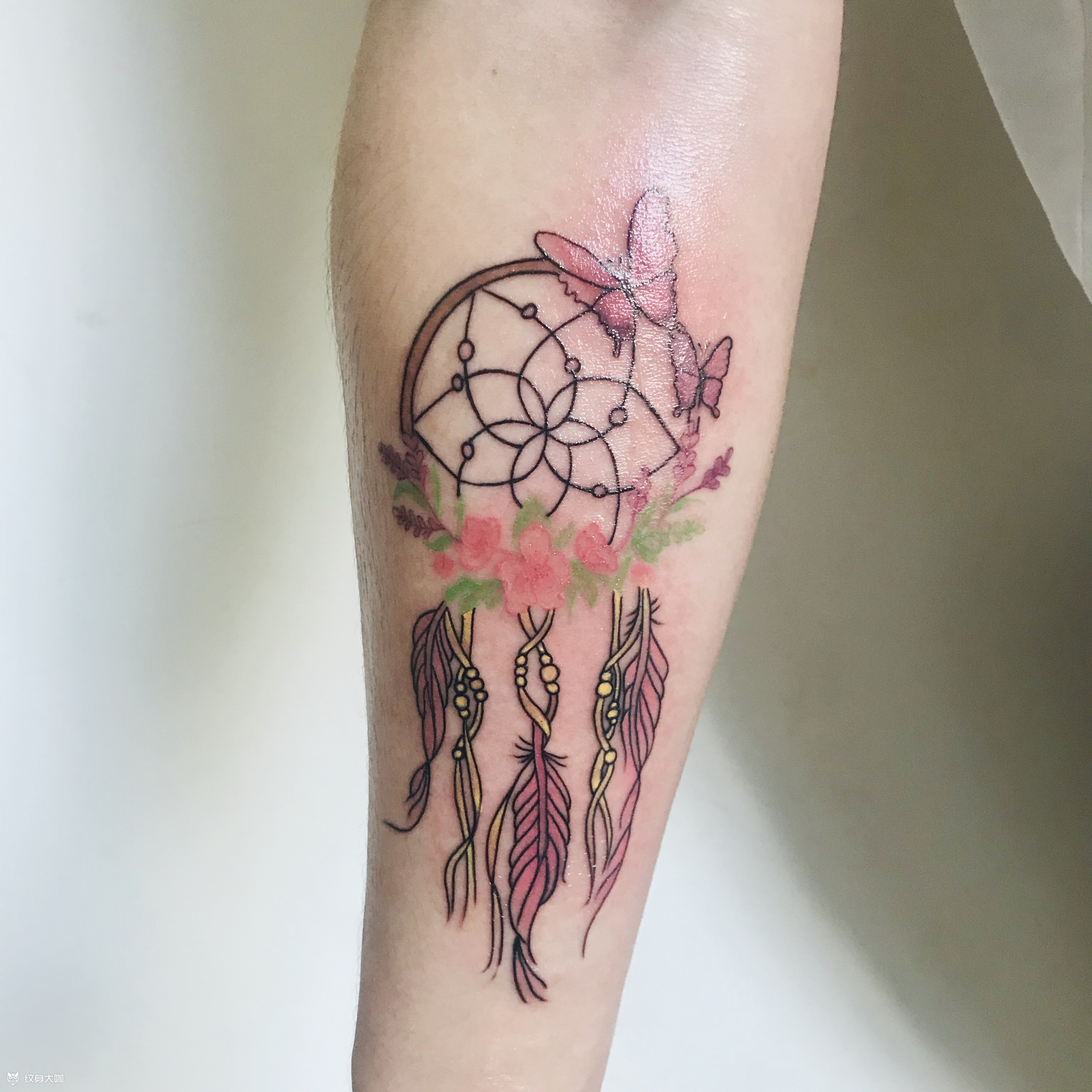 捕梦网_纹身图案手稿图片_cj的纹身作品集