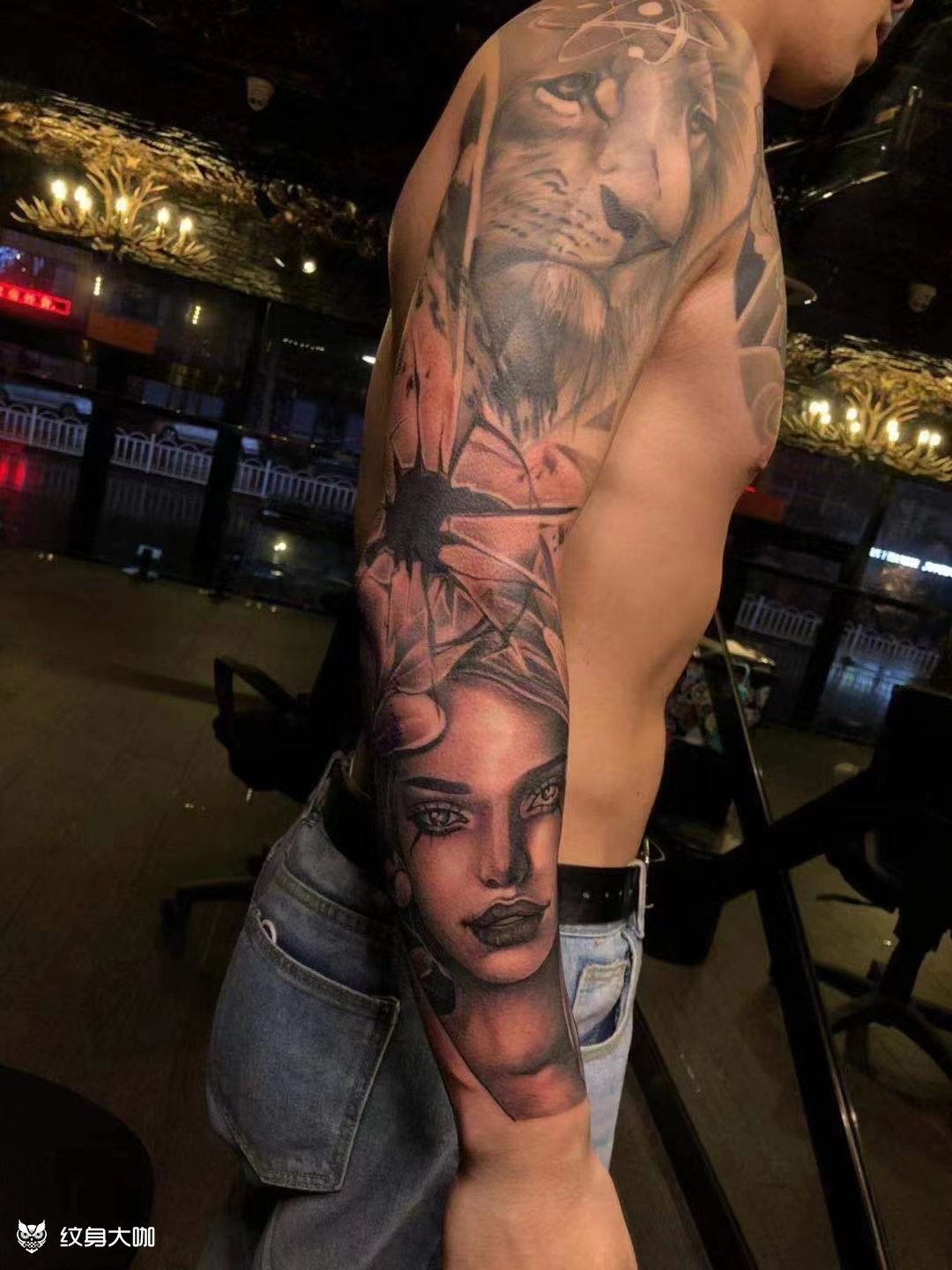 谁有满背老虎的素材 对脑虎爱不_纹身吧社区 - 纹身大咖