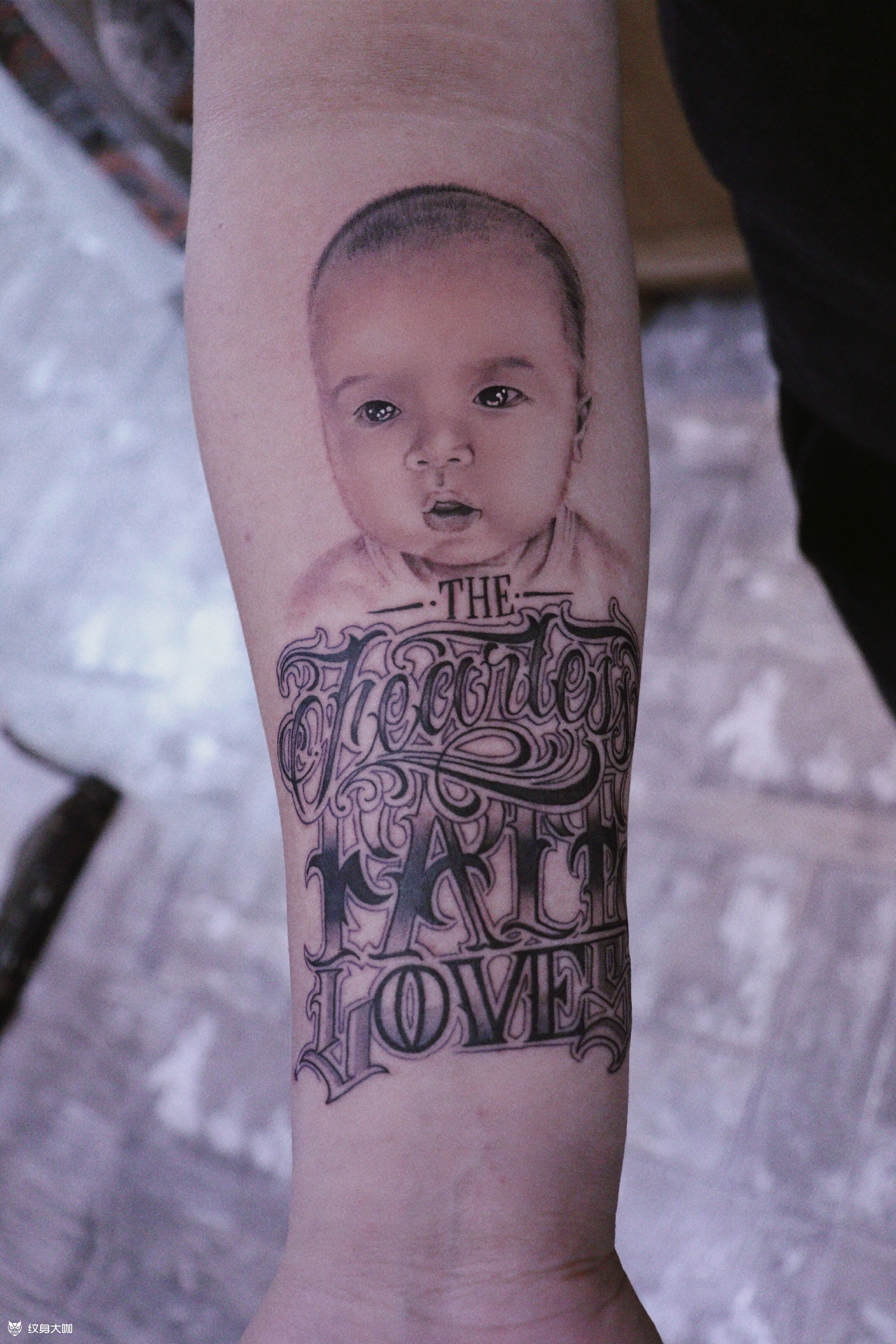 一生所爱_纹身图案手稿图片_邱吉的纹身作品集